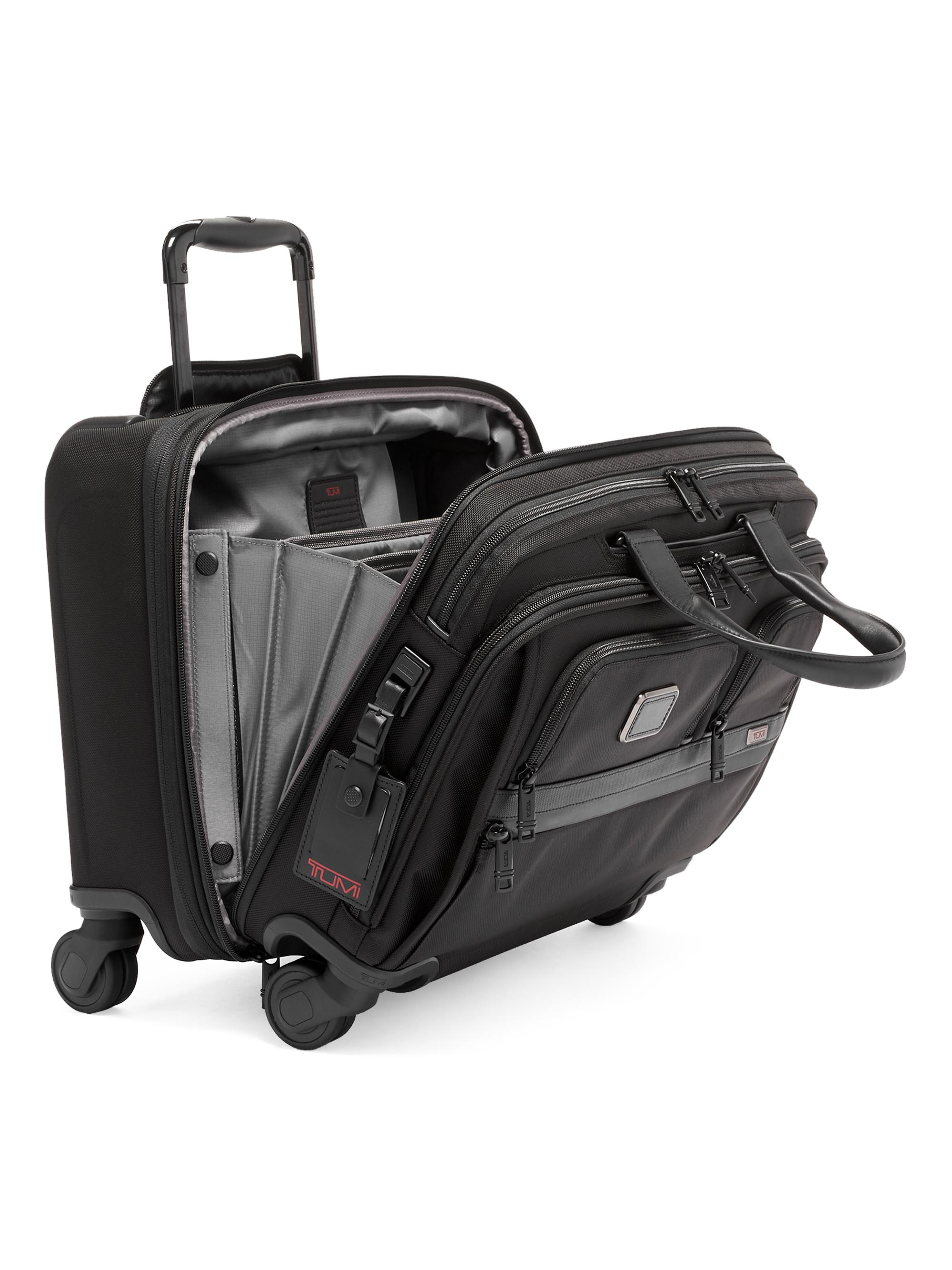 TUMI Alpha DLX 4-Wheel Laptop Briefcase | Saks Fifth Avenue