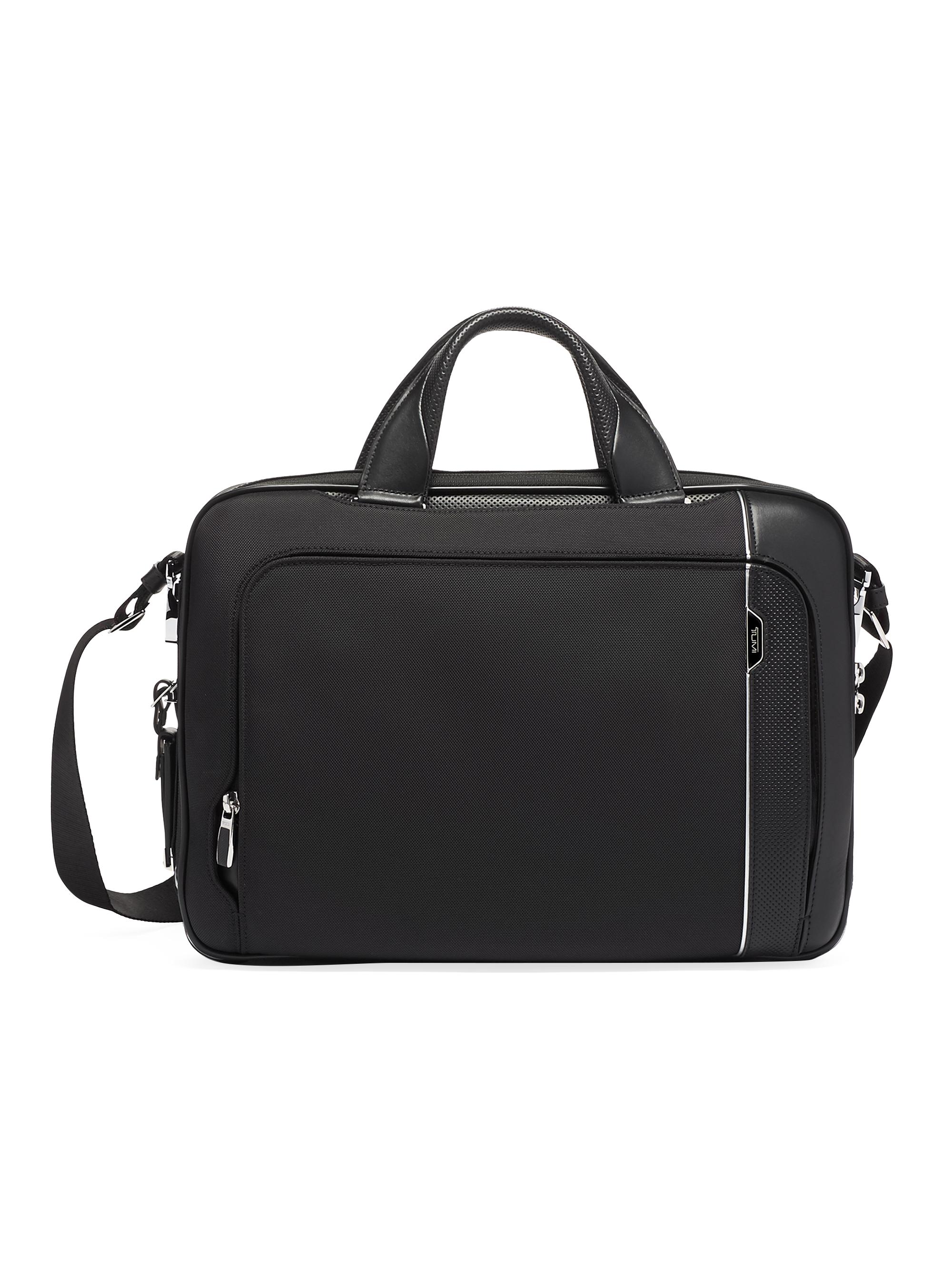 TUMI Men's Arrive Sadler Brief Case - Black