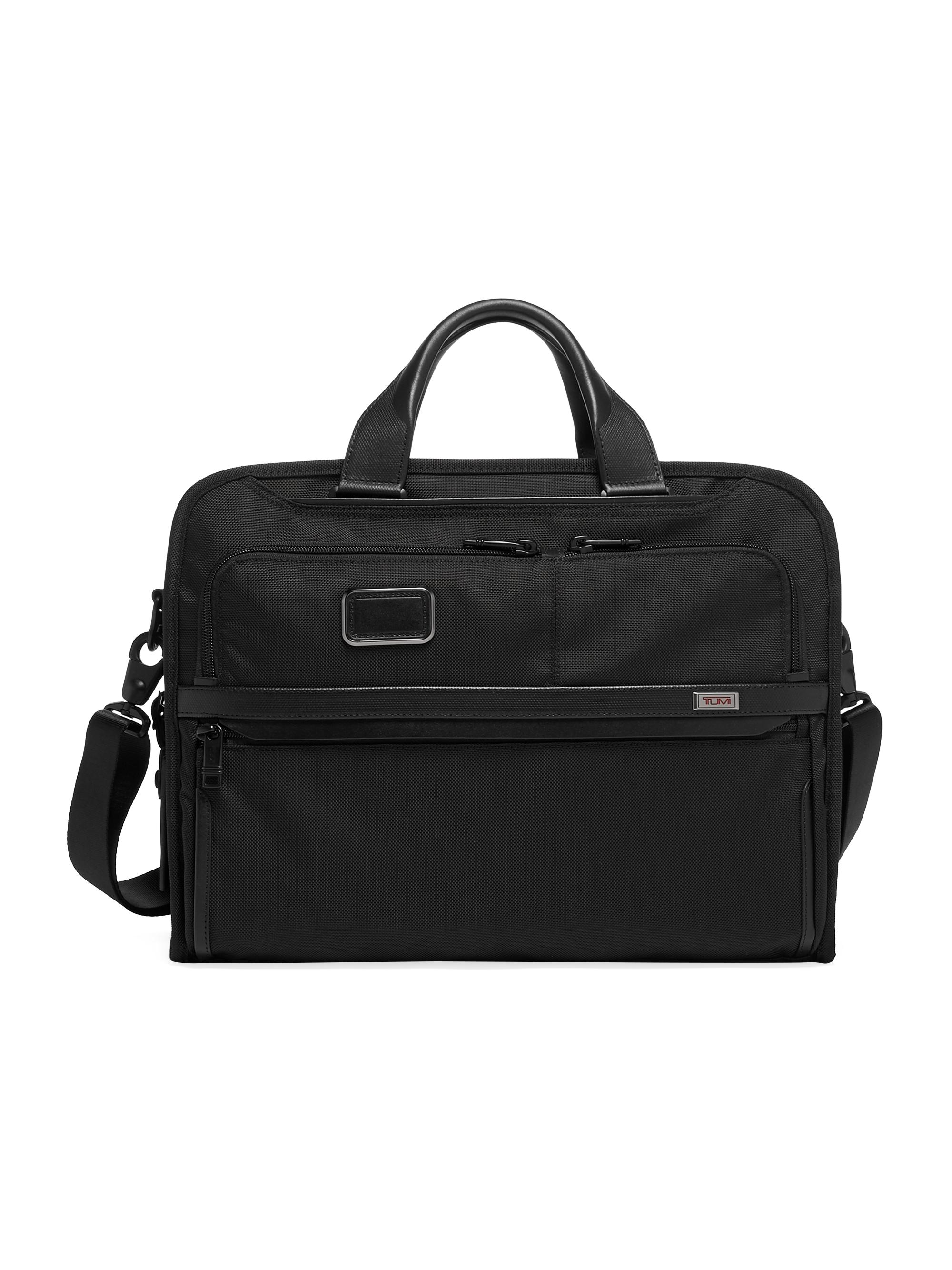 TUMI Alpha Portfolio Laptop Briefcase | Saks Fifth Avenue
