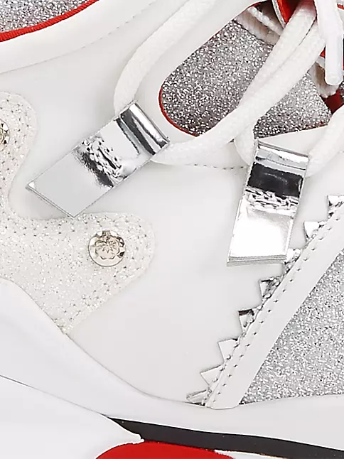 Christian Louboutin Donna Glitter High Top Trainers