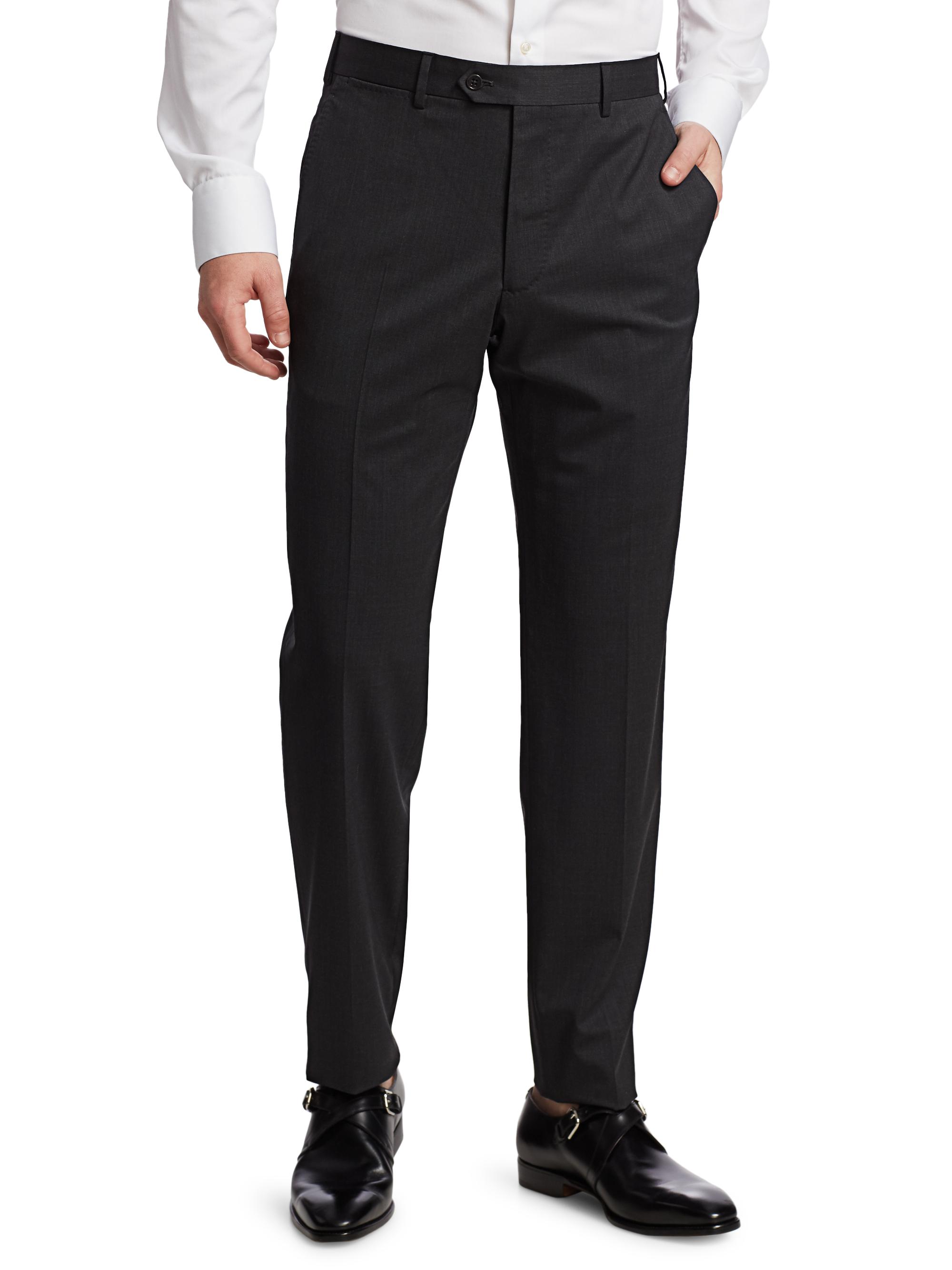 Giorgio Armani Wool Trousers | Saks Fifth Avenue