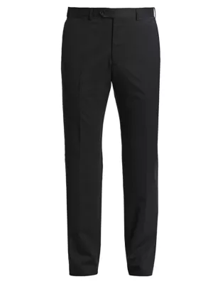 Giorgio Armani Black Quilted Trousers