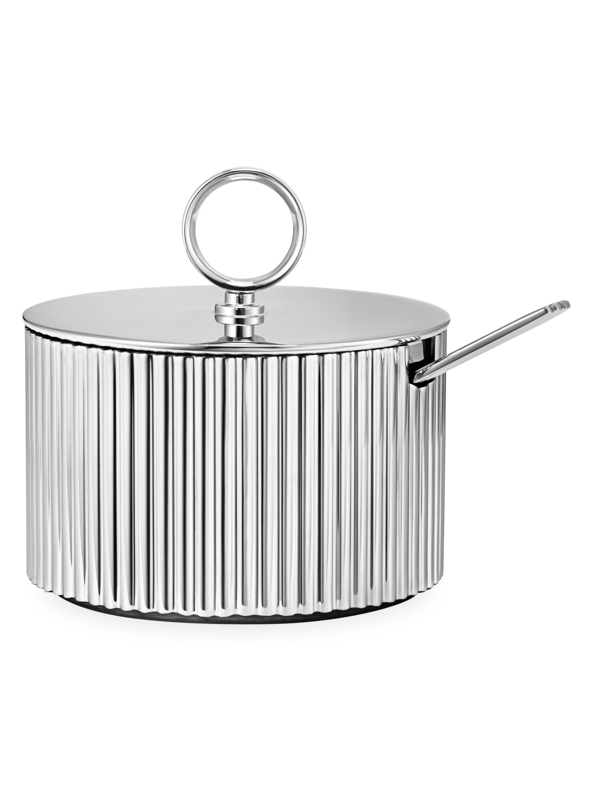 Georg Jensen Bernadotte Stainless Steel Sugar Bowl