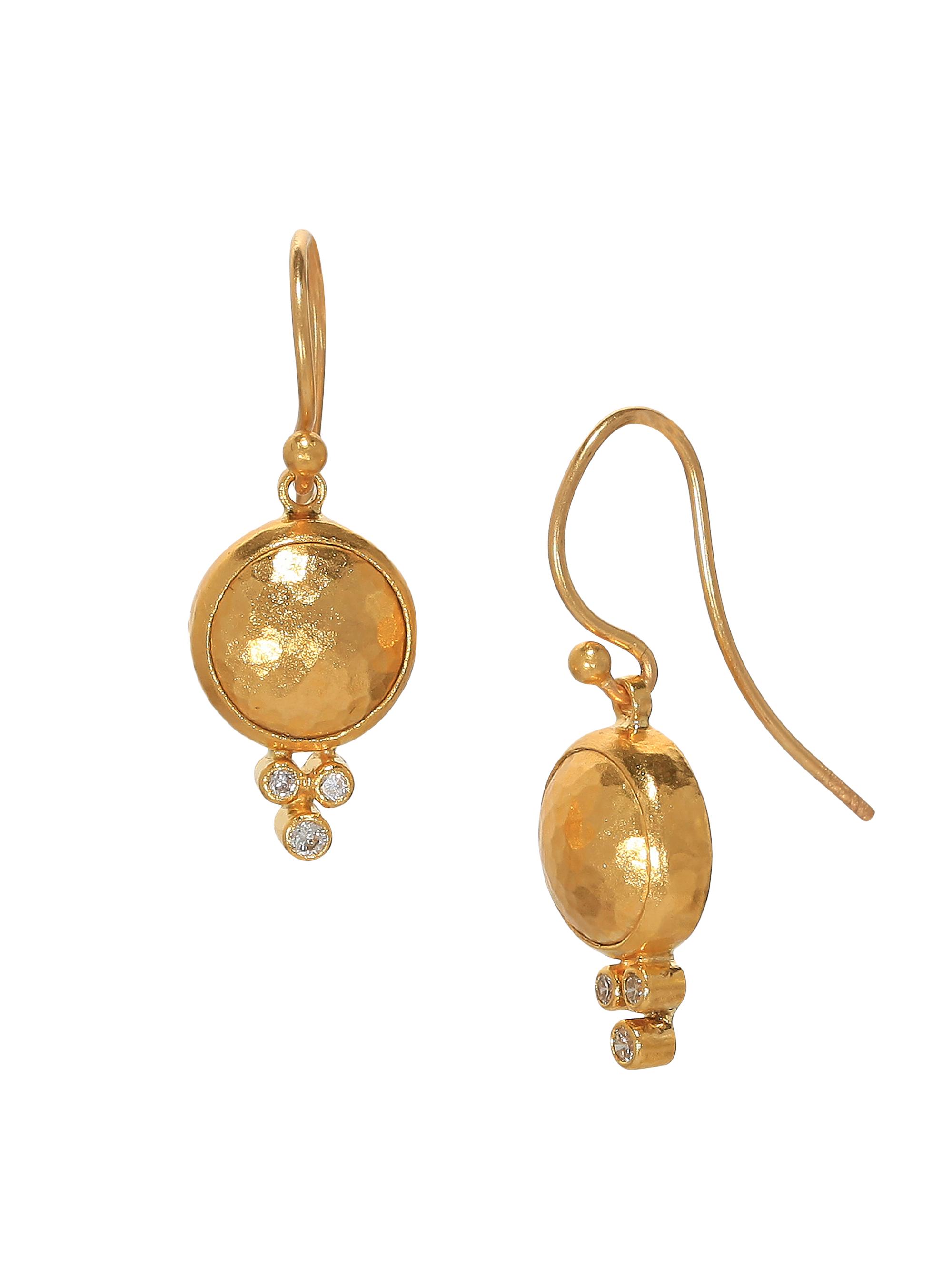 Gurhan Women's Amulet 24K Yellow Gold & Diamond Drop Earrings