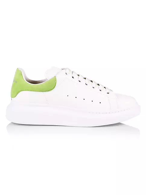Premium Photo  Alexander mcqueen women shoes leather sneakers white high  fashion streetwear trend