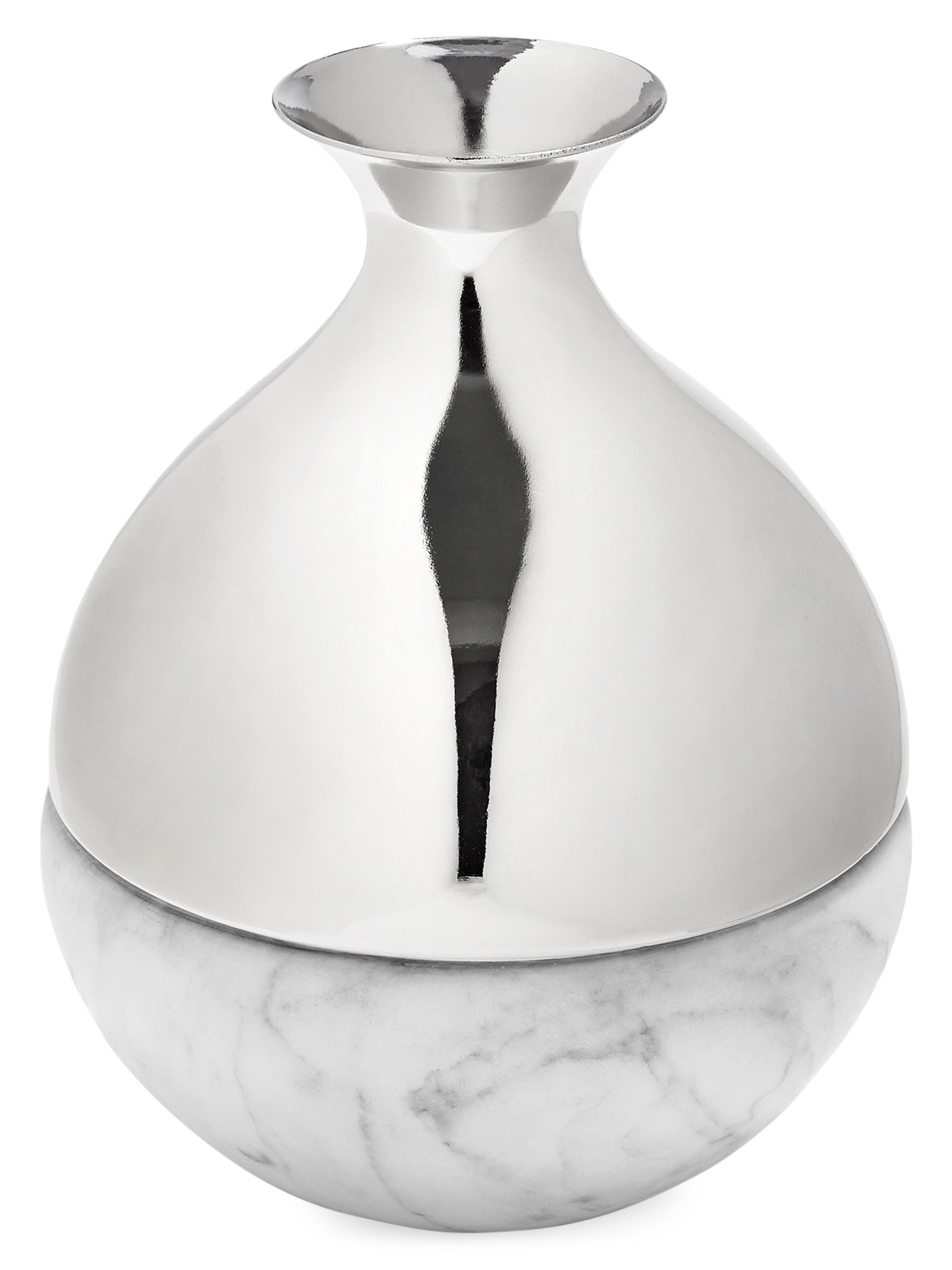 Dual Bud Vase Carrara