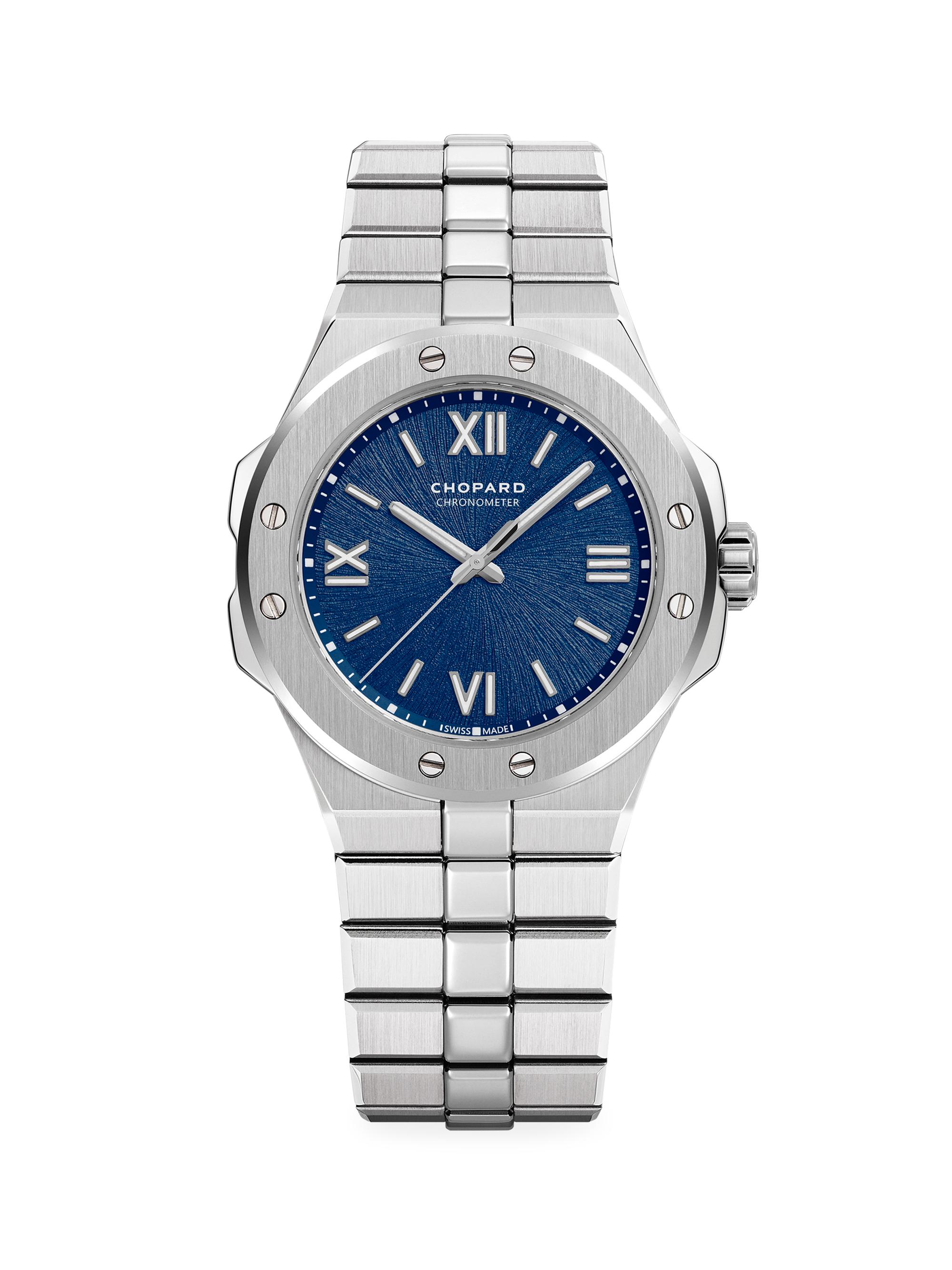 Chopard Women's Alpine Eagle Stainless Steel & Blue-Dial Bracelet Watch - Stainless Steel