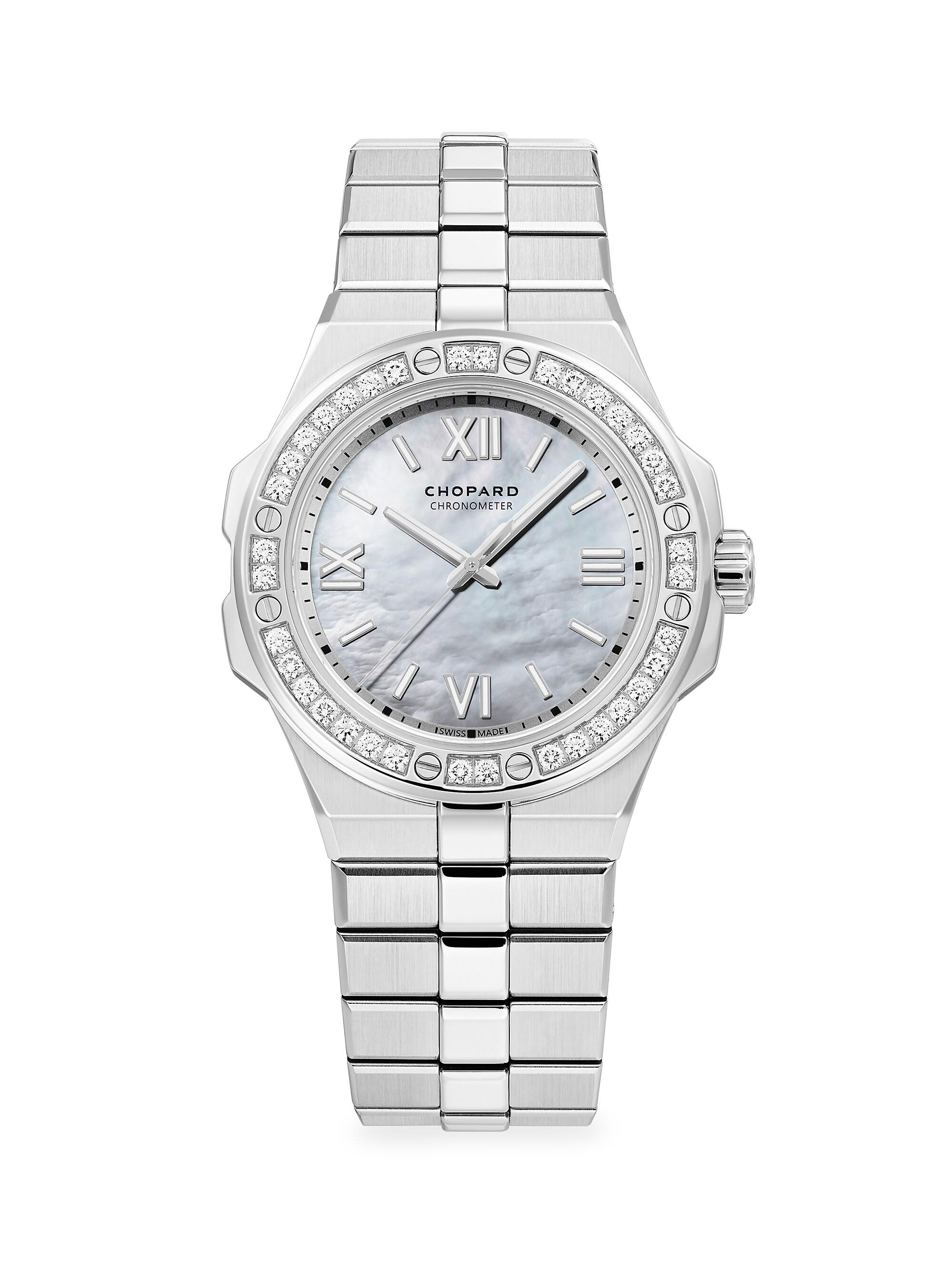 Chopard Women's Alpine Eagle Stainless Steel & Diamond Bracelet Watch - Stainless Steel