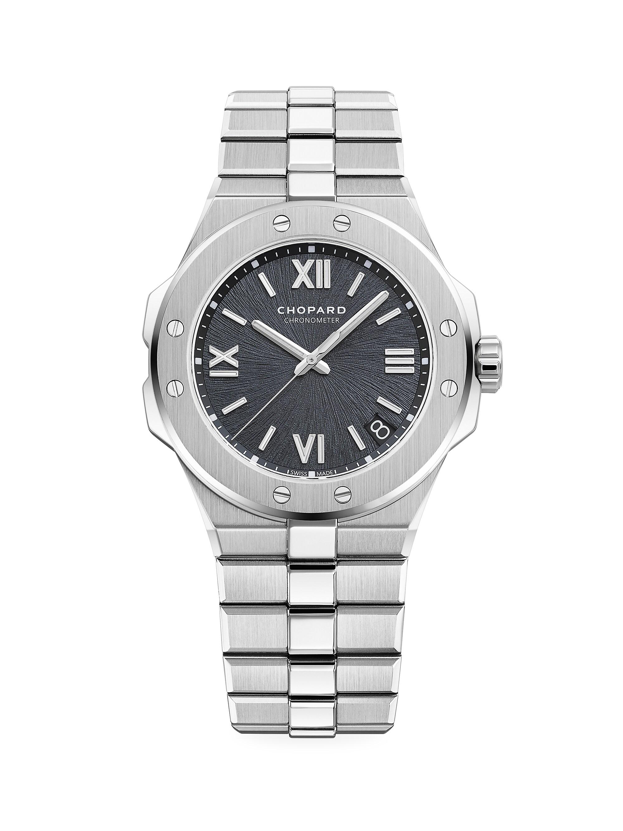 Chopard Men's Alpine Eagle Stainless Steel & Grey-Dial Bracelet Watch - Stainless Steel