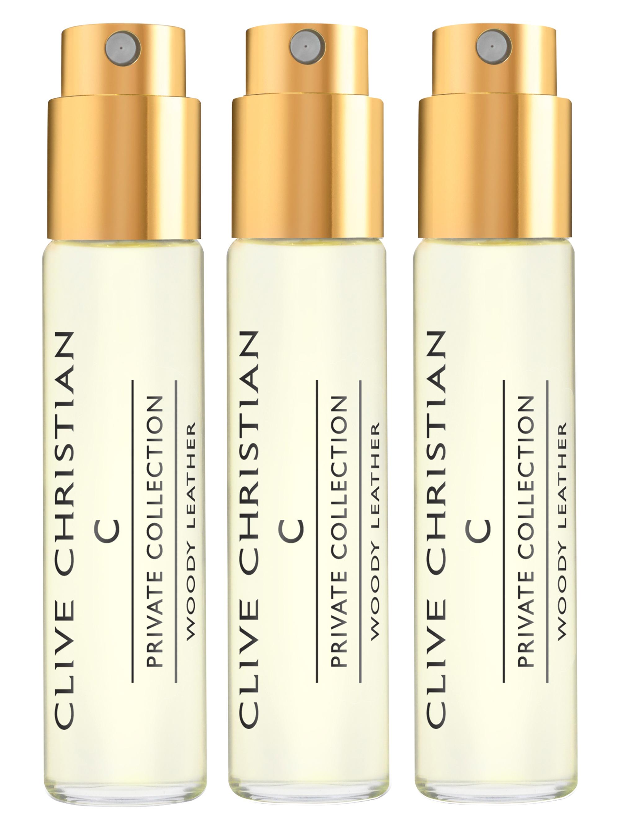 Clive Christian Women's C Woody Leather 3-Piece Travel Spray Set