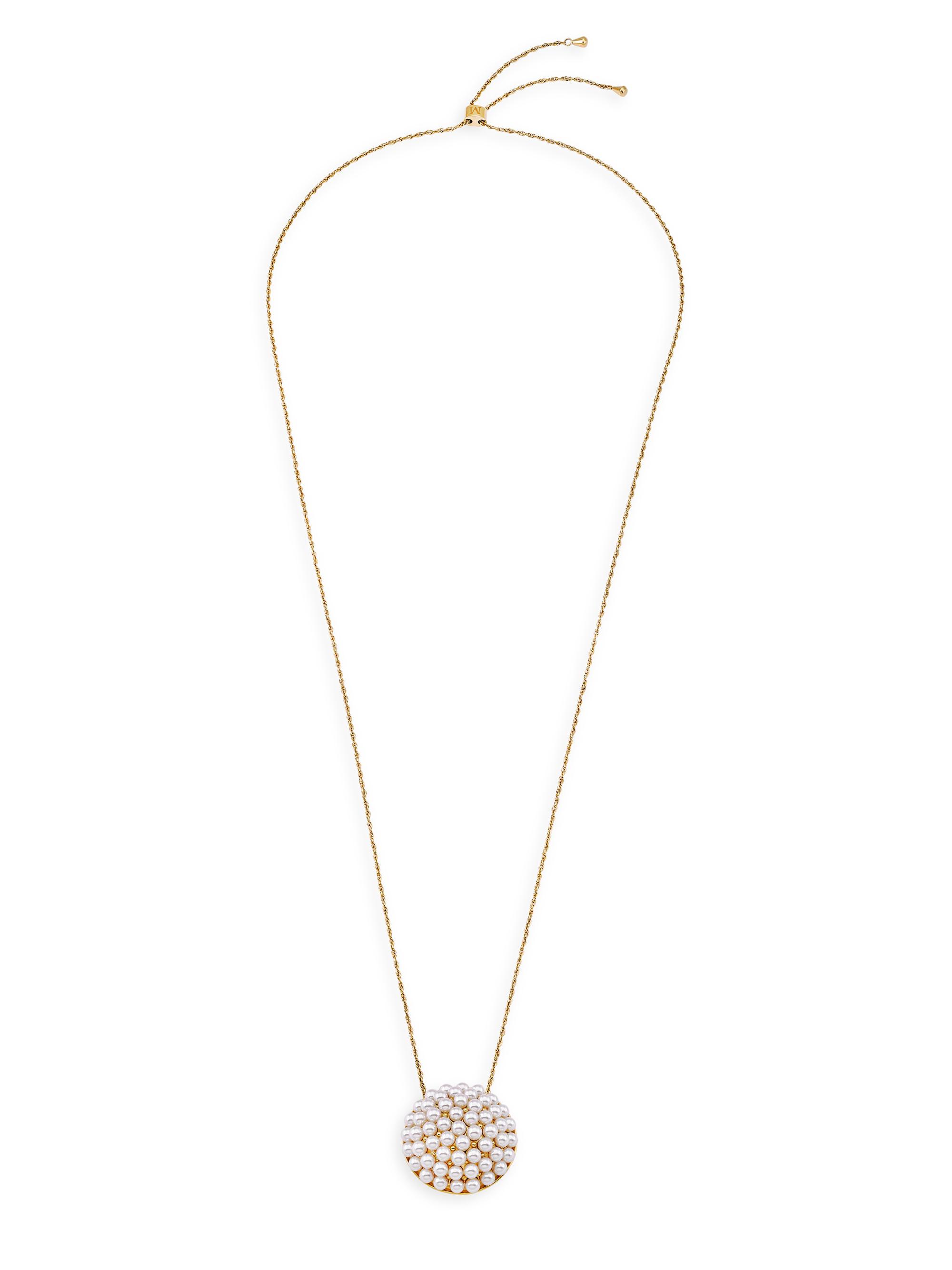 Majorica Women's Allegra Faux-Pearl & Goldplated Steel Pendant Necklace