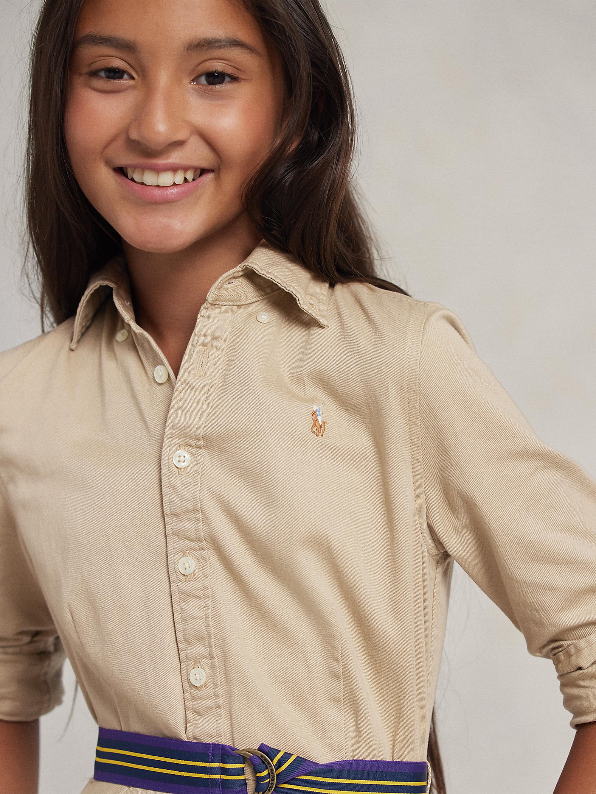 Little Girl's & Girl's Belted Chino Dress