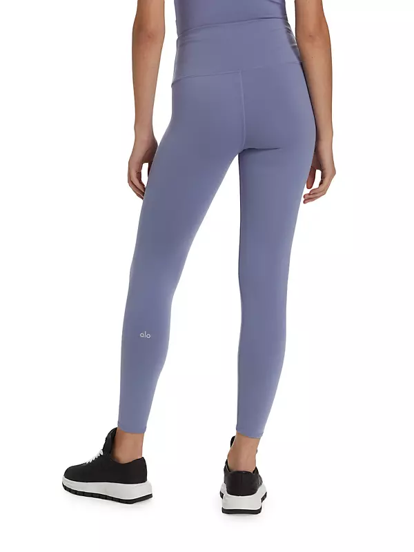 Alo Women's 7/8 High-Waist Airlift Legging, Infinity Blue, Infinity Blue,  Small : : Clothing, Shoes & Accessories