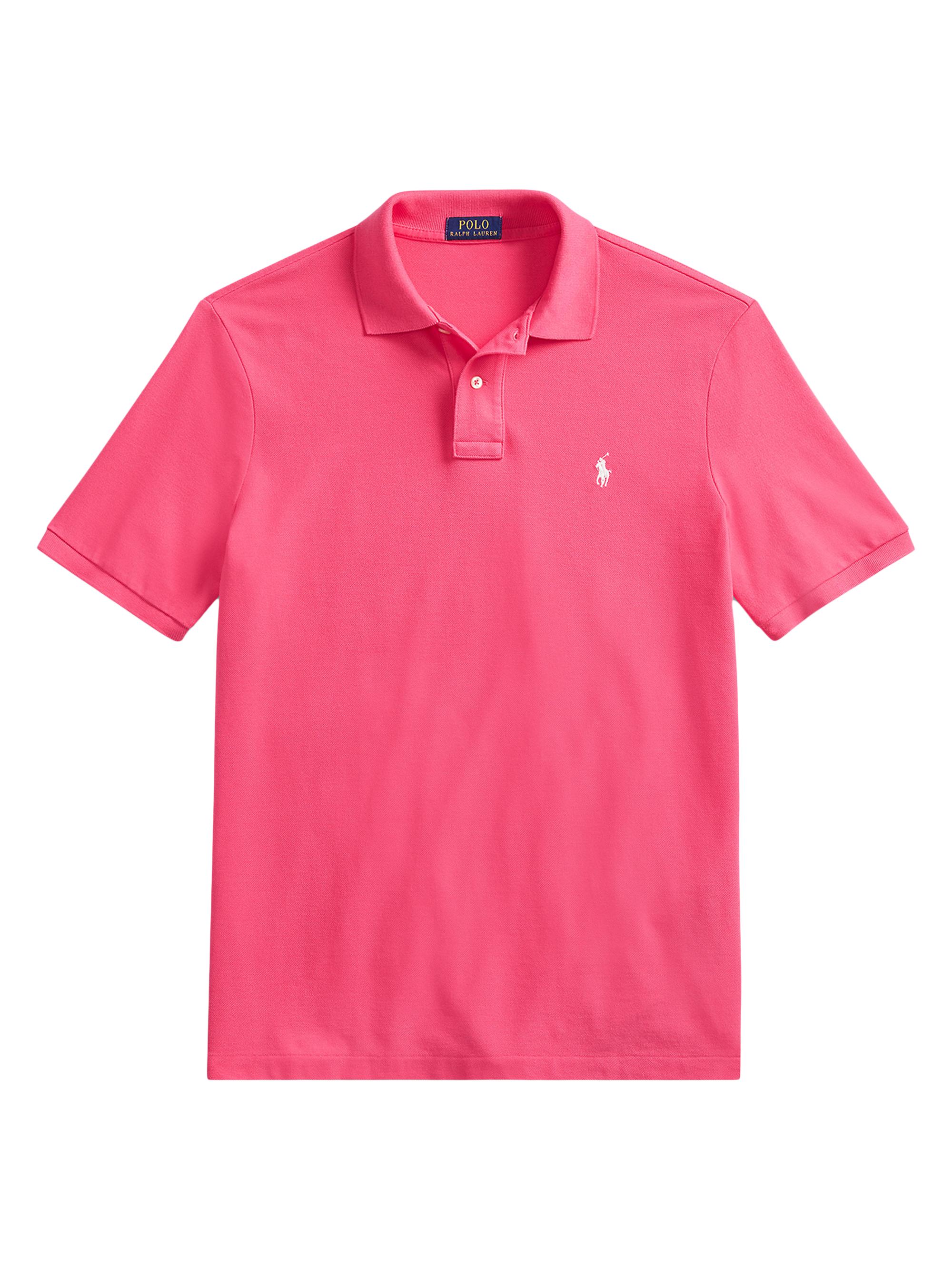 Polo Ralph Lauren Men's Logo Cotton Slim-Fit Polo Shirt - Hot Pink