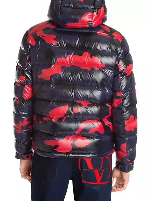 Shop Valentino Camo Puffer Jacket | Saks Fifth Avenue