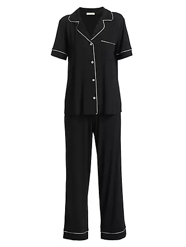 Gisele Short-Sleeve Top & Pants Pajama Set