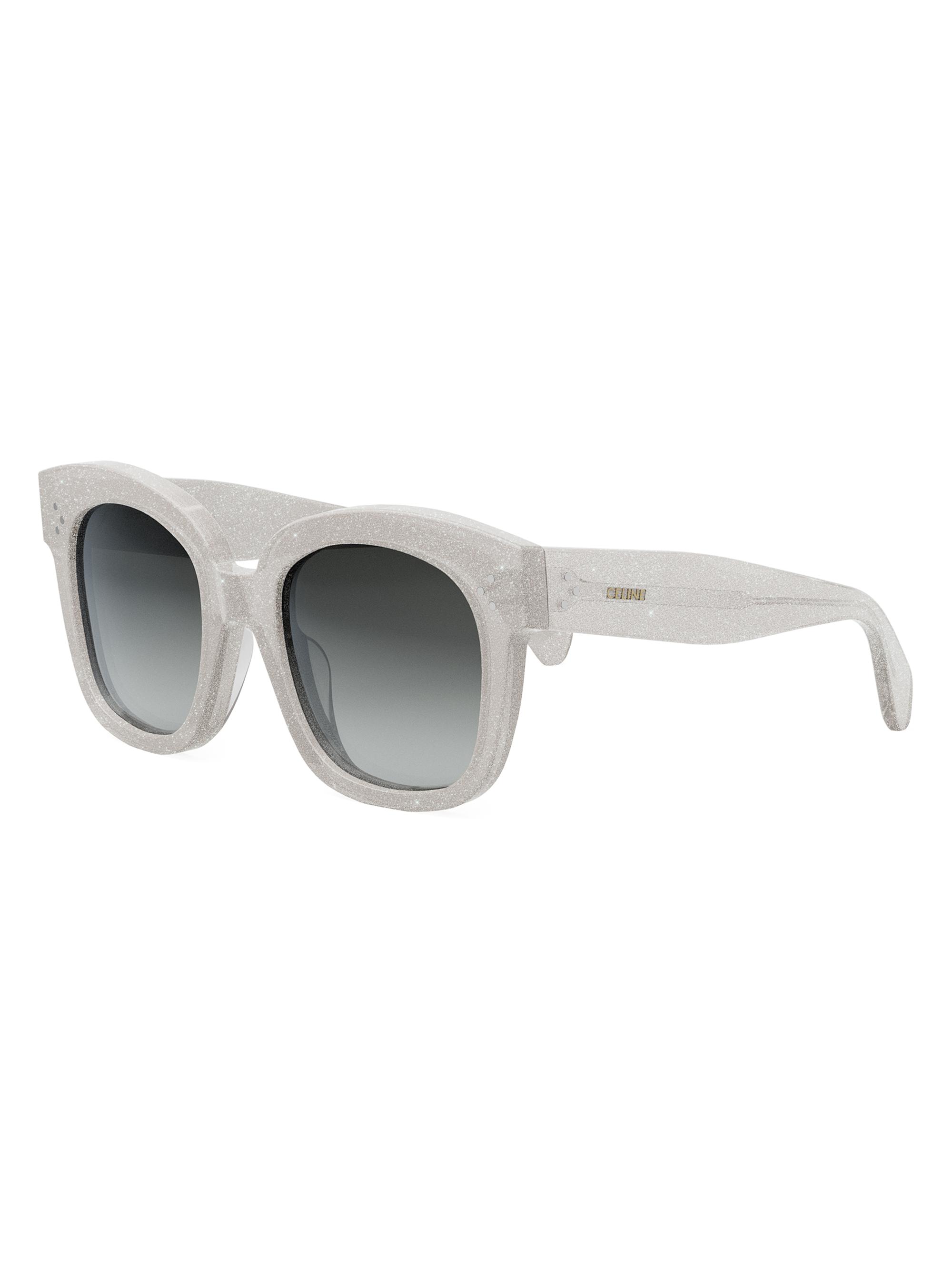 CELINE Women's 54MM Square Cat-Eye Sunglasses - Grey Gradient Smoke | Thumbnail 7