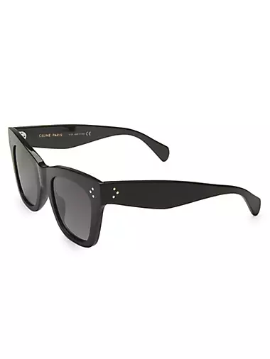 50MM Square Cat-Eye Sunglasses