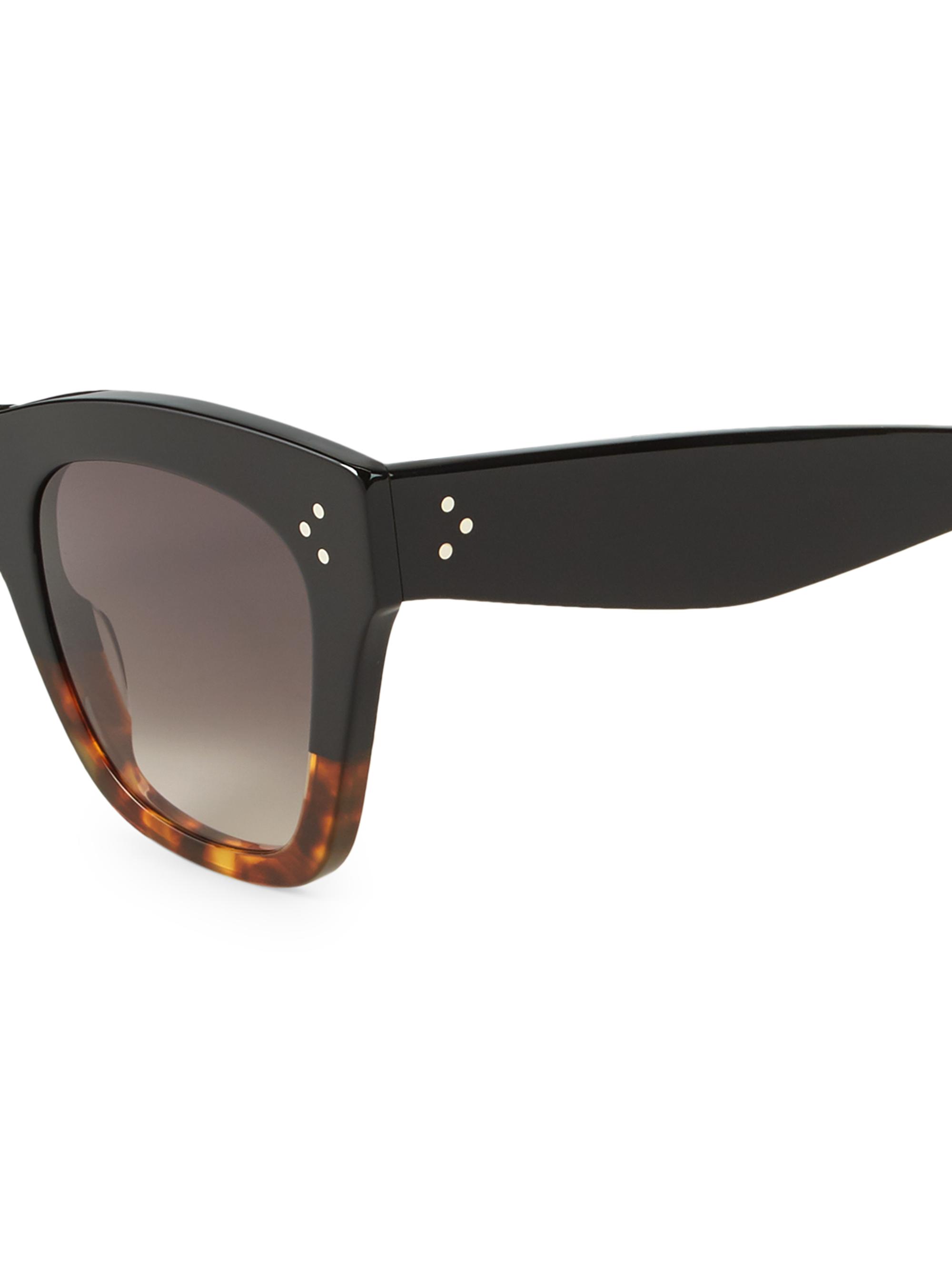 ちゃん様CELINE CAT EYE Sunglasses Celine Triomphe Logo Acetate Cat-Eye Sunglasses | Neiman Marcus