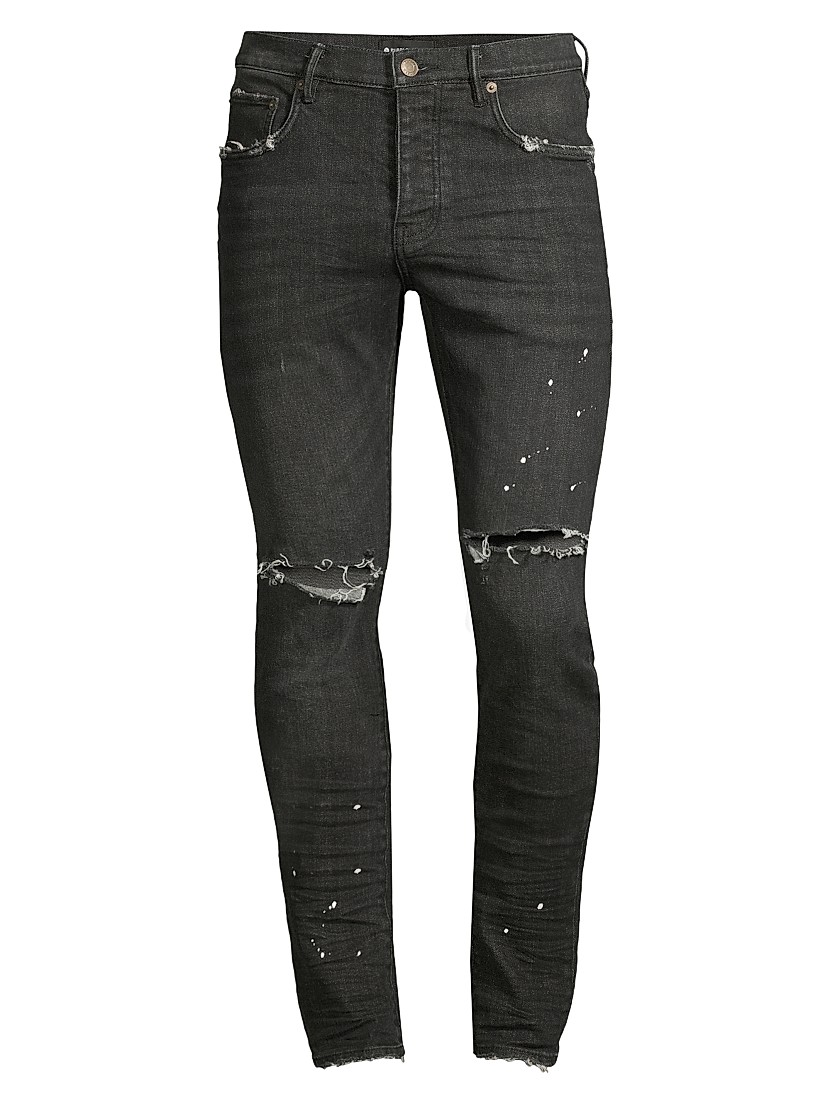 Shop Purple Brand P001 Over Spray Slim-Fit Jeans | Saks Shop Purple Brand P001 Over Spray Slim-Fit Jeans | Saks