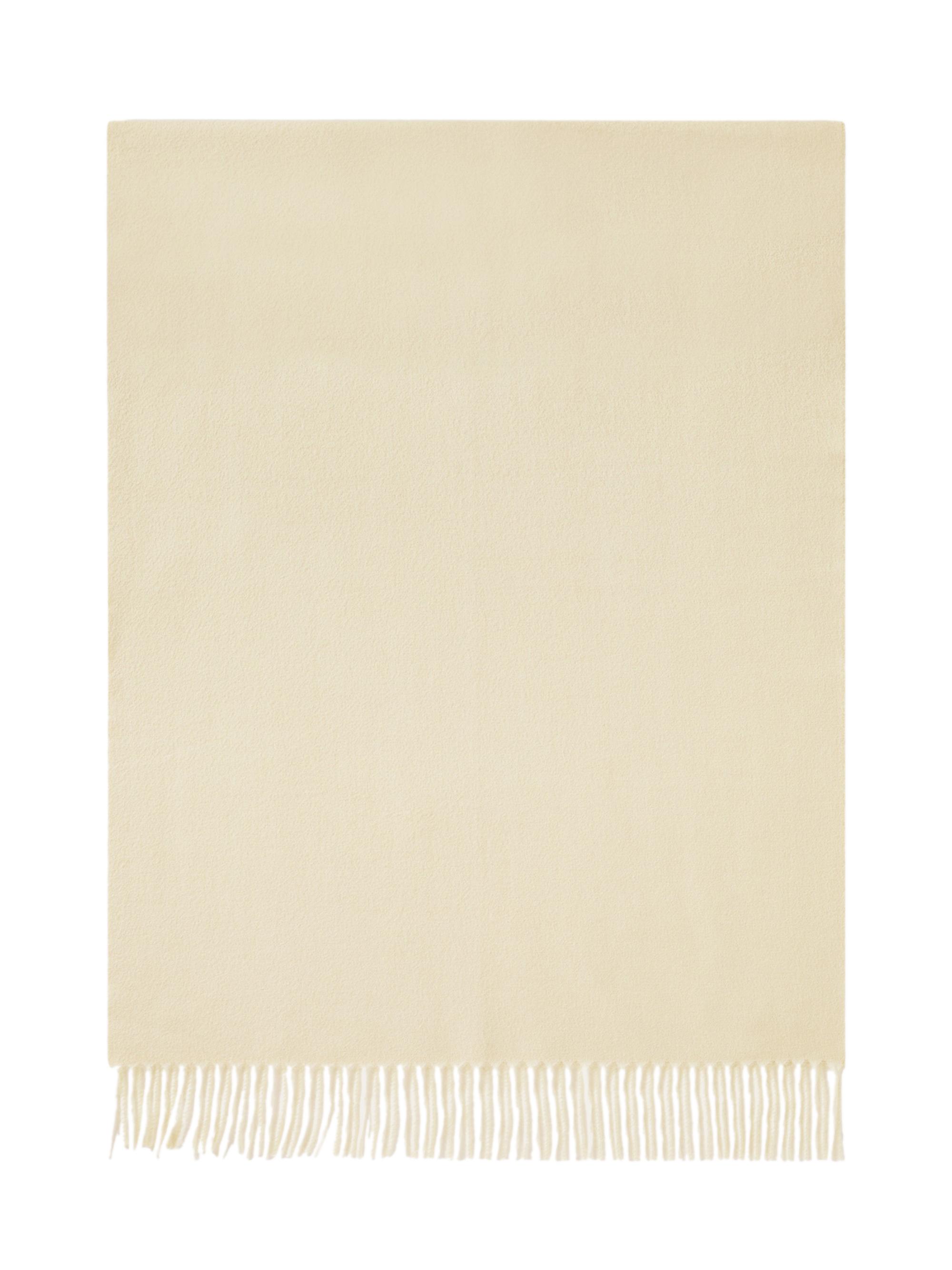 Loro Piana Women's Cashmere Fringe Scarf - Shea Butter Hazelnut