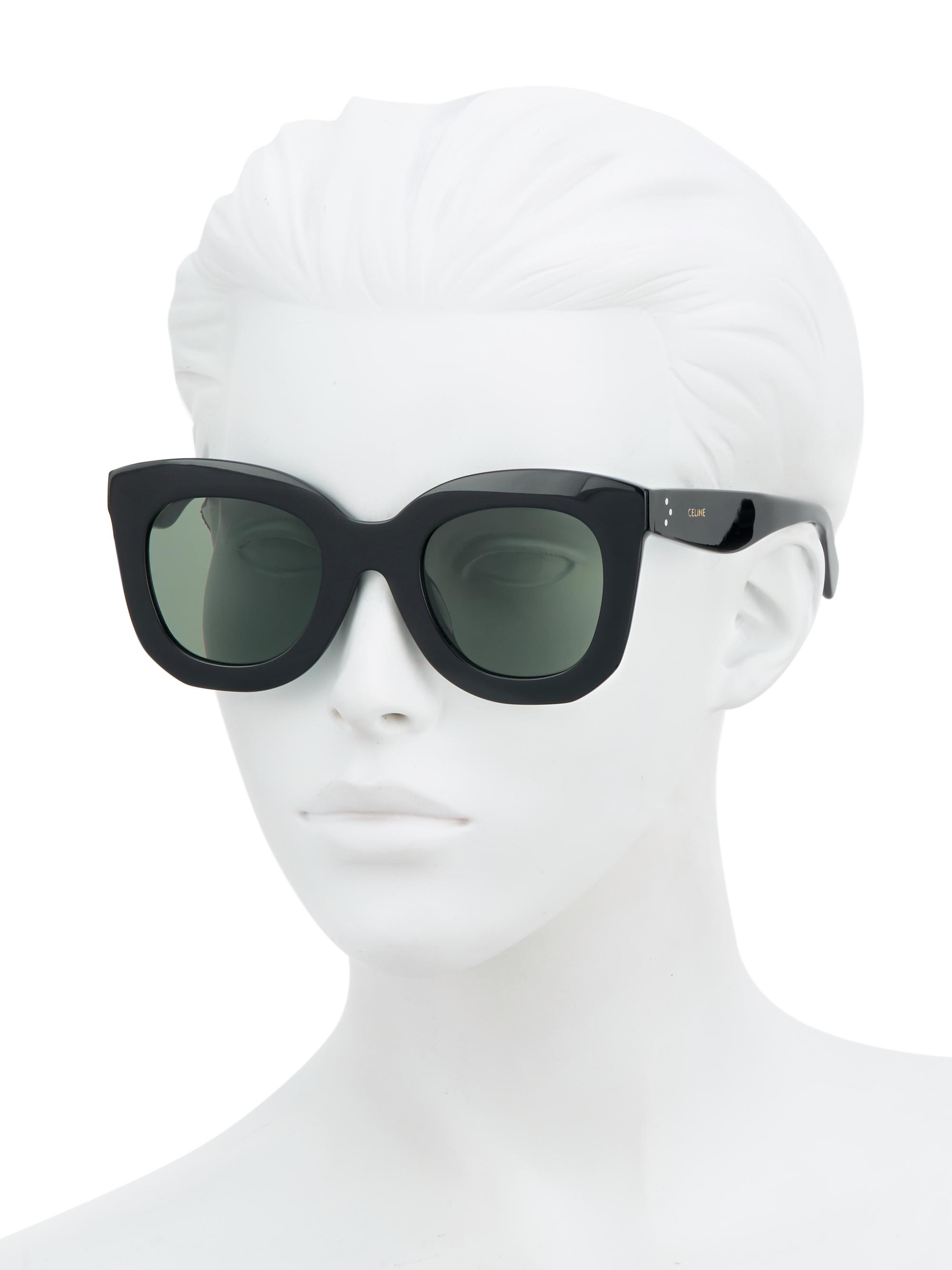 CELINE 49MM Round Cat-Eye Sunglasses | Saks Fifth Avenue