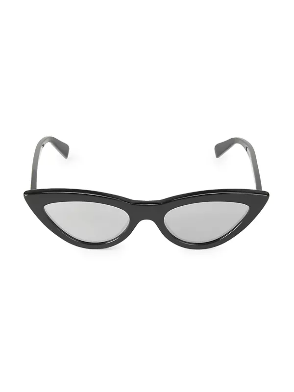 53MM Narrow Cat Eye Sunglasses