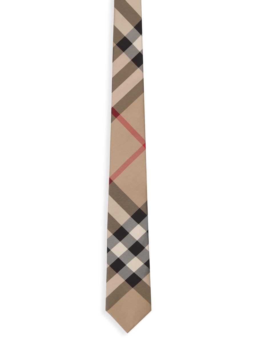 Burberry Manston Check Silk Tie | Saks Fifth Avenue