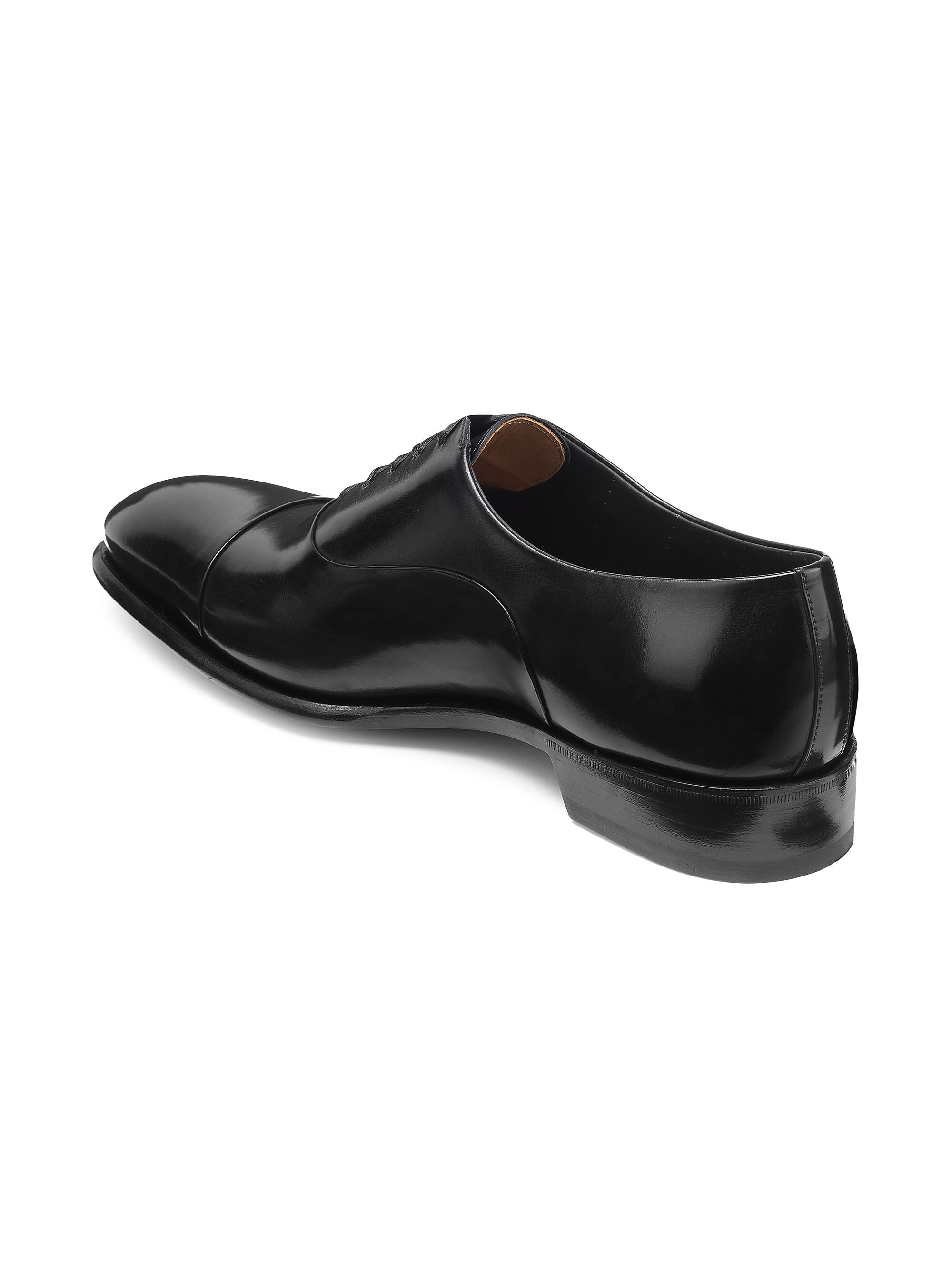 Santoni Formal Lace-Up Cap-Toe Leather Oxfords | Saks Fifth Avenue
