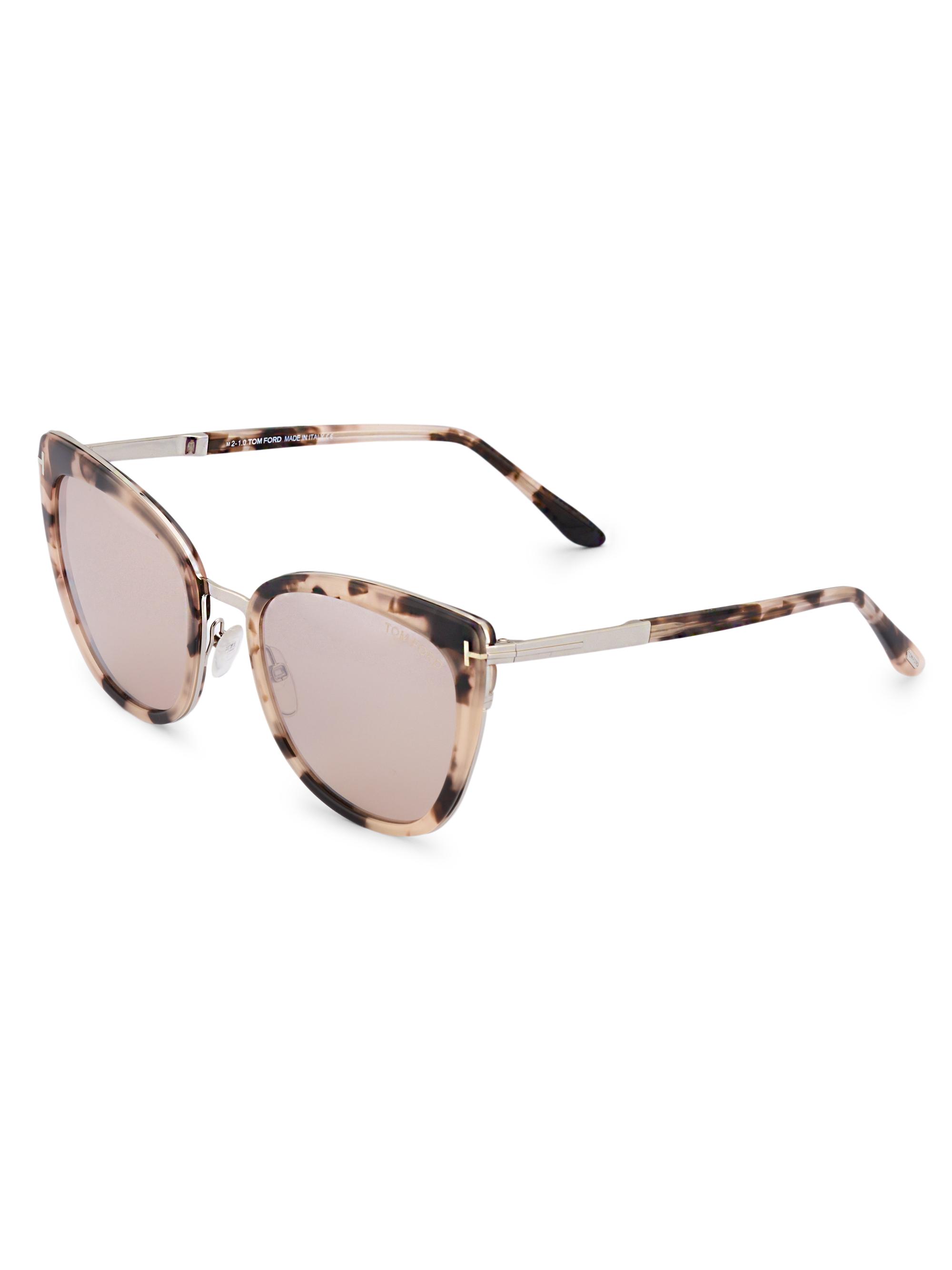 TOM FORD Women's Siwona 57MM Butterfly Sunglasses - Havana | Thumbnail 5