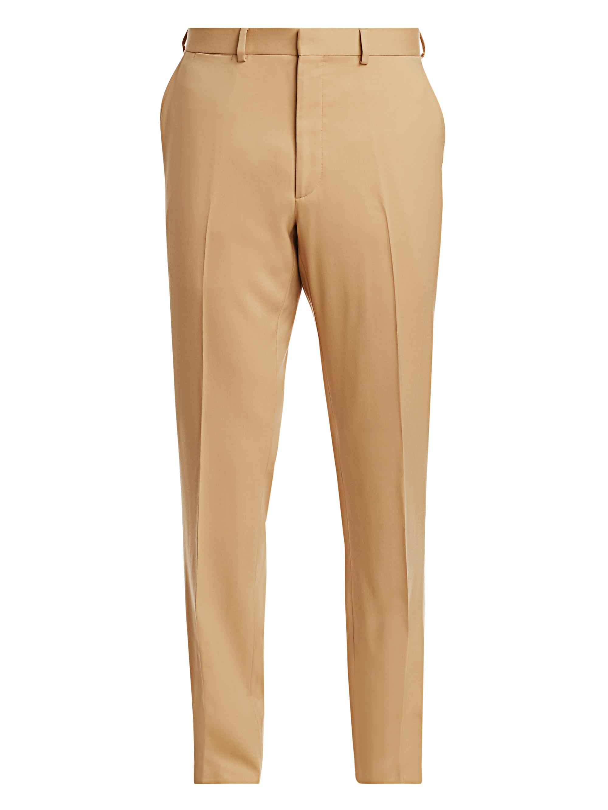 Ralph Lauren Purple Label Men's Greg Wool Pants - Tan