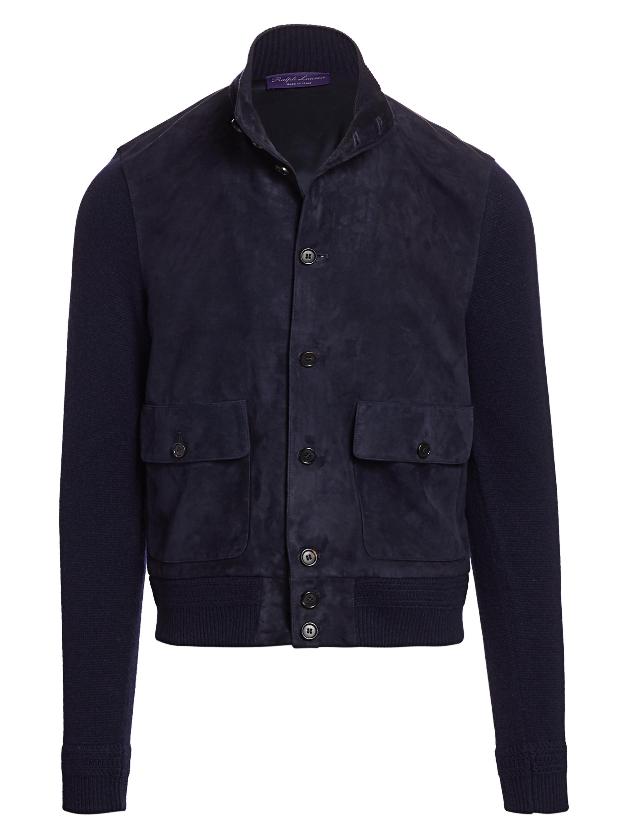 POLO Ralph Lauren suede jacket レザージャケット POLO RALPH LAUREN Topstitched Suede Blazer for Men | MR PORTER
