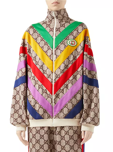 Gucci California GG Supreme pattern denim jacket