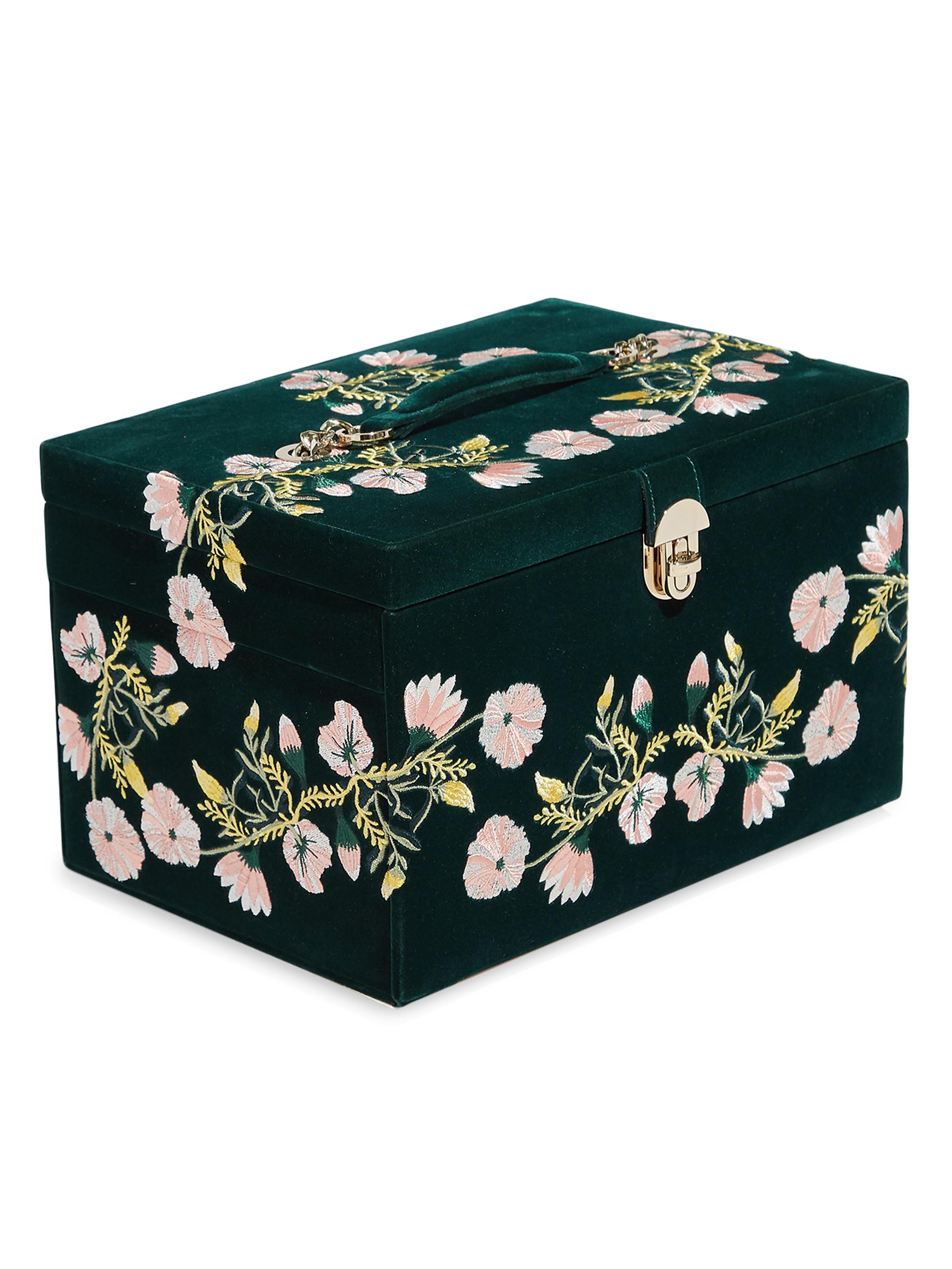 Wolf Large Zoe Velvet Jewelry Box | Saks Fifth Avenue