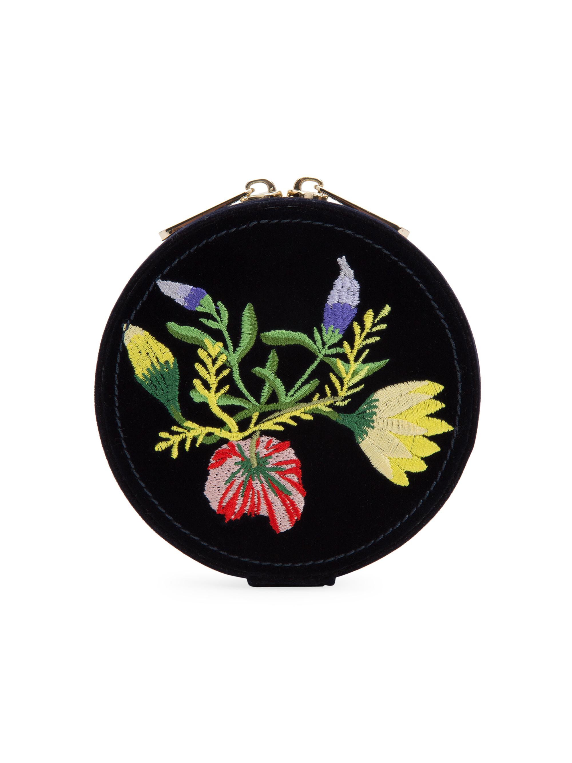 Wolf Zoe Round Travel Case - Indigo