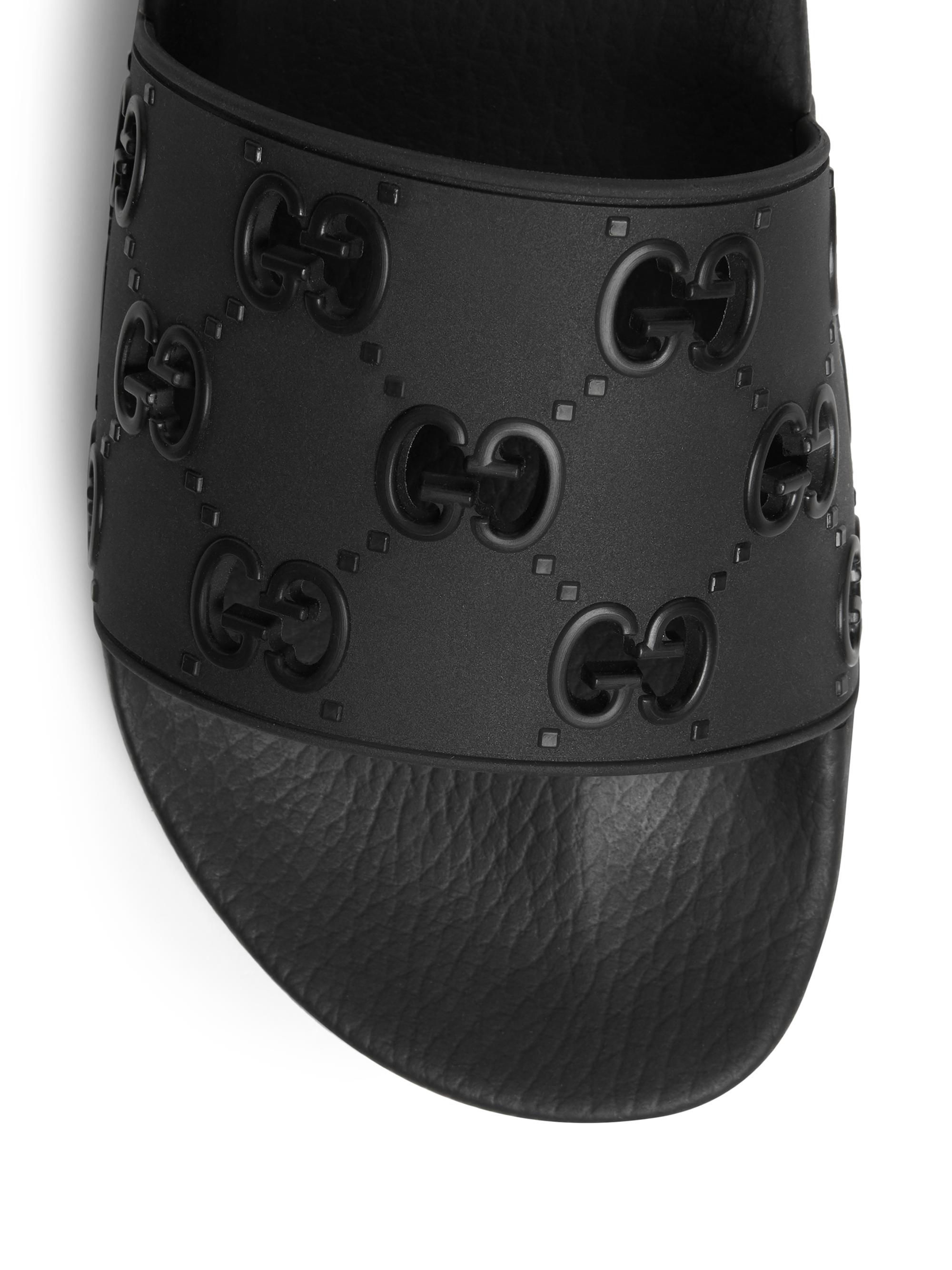 Gucci Pursuit GG Slide Sandals | Saks Fifth Avenue display picture 3