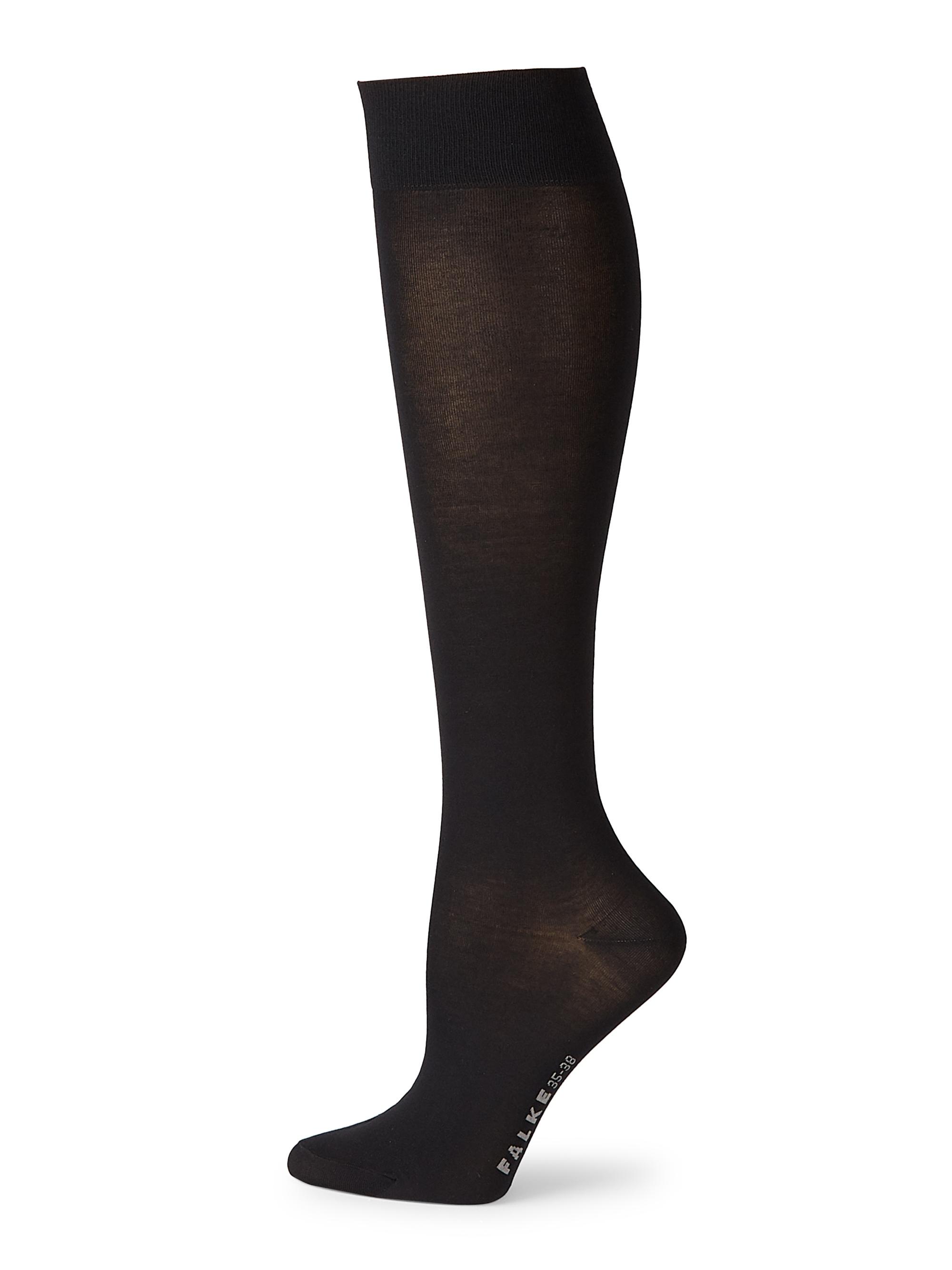 Falke Women's Cotton Touch Knee-High Socks - Black