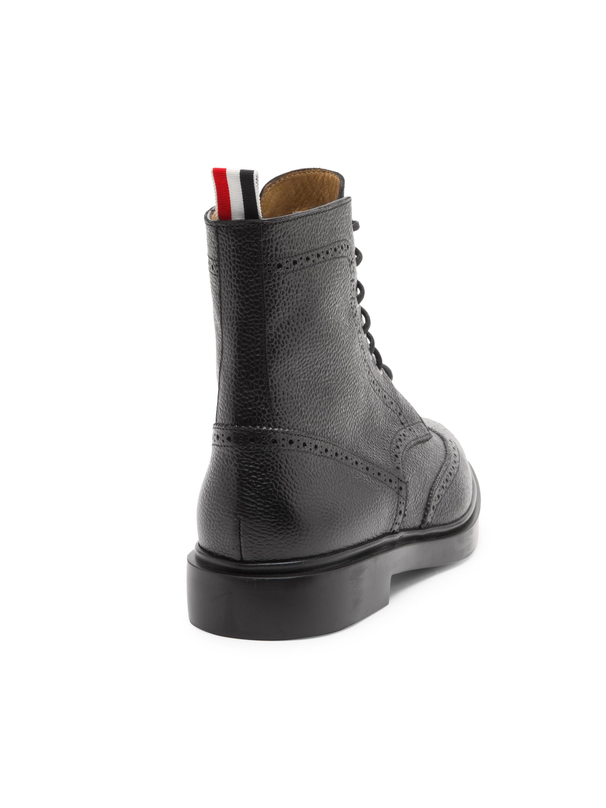 Thom Browne Classic Leather Wingtip Boots | Saks Fifth Avenue