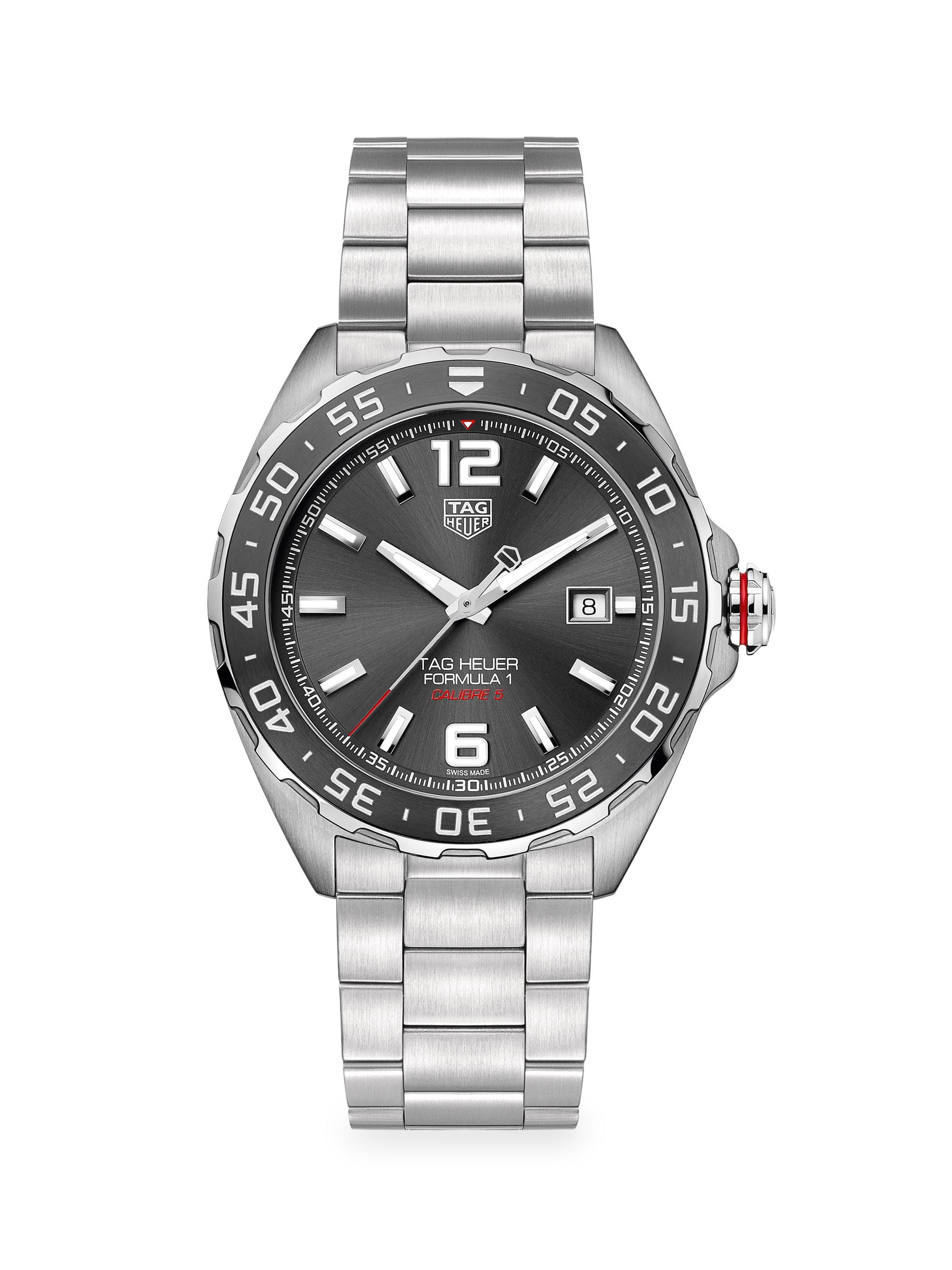 TAG Heuer Formula 1 43MM Stainless Steel & Ceramic Automatic Bracelet Watch