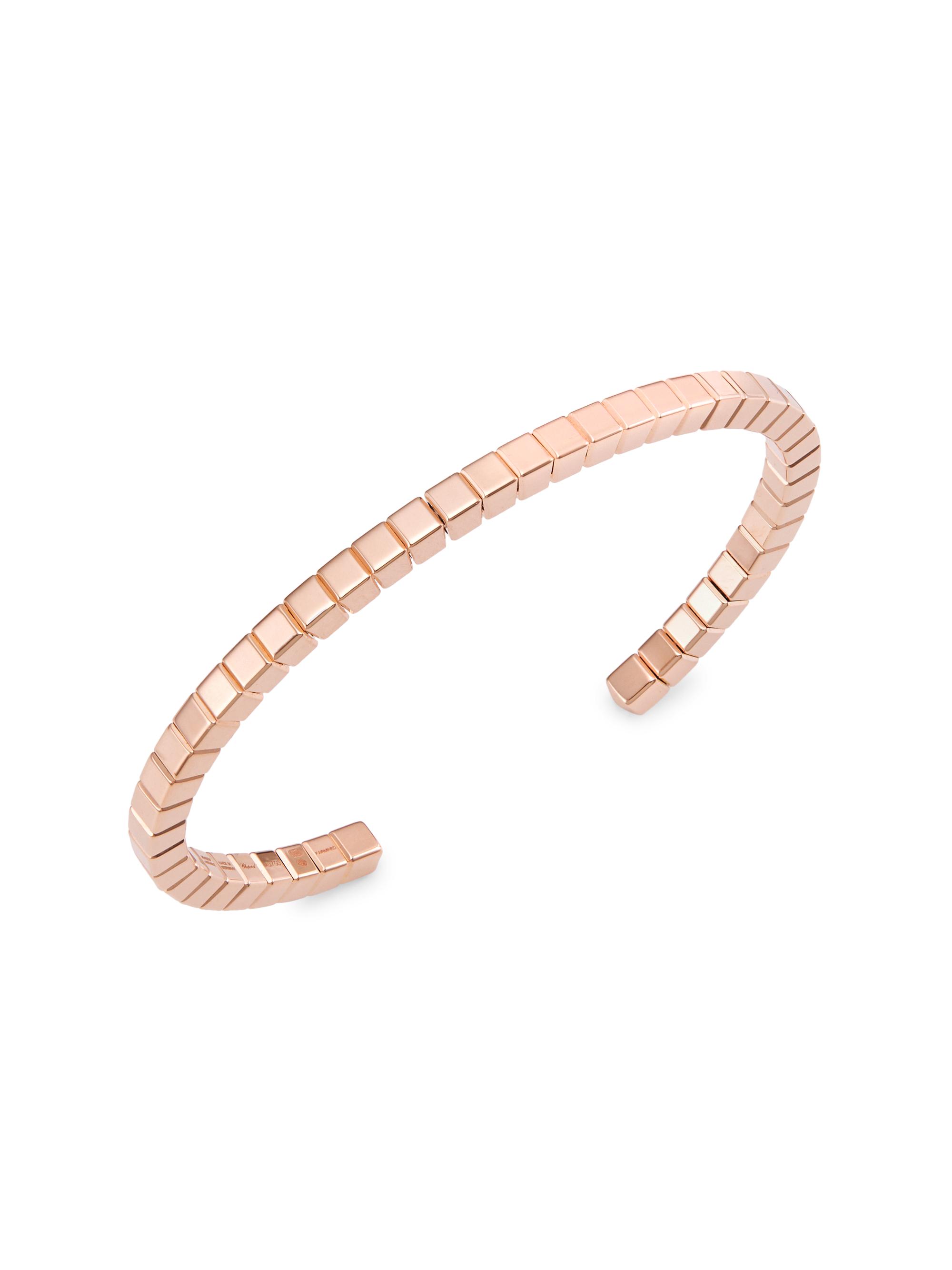 Chopard Women's Ice Cube 18K Rose Gold Cuff - Fair Mined Rose Gold