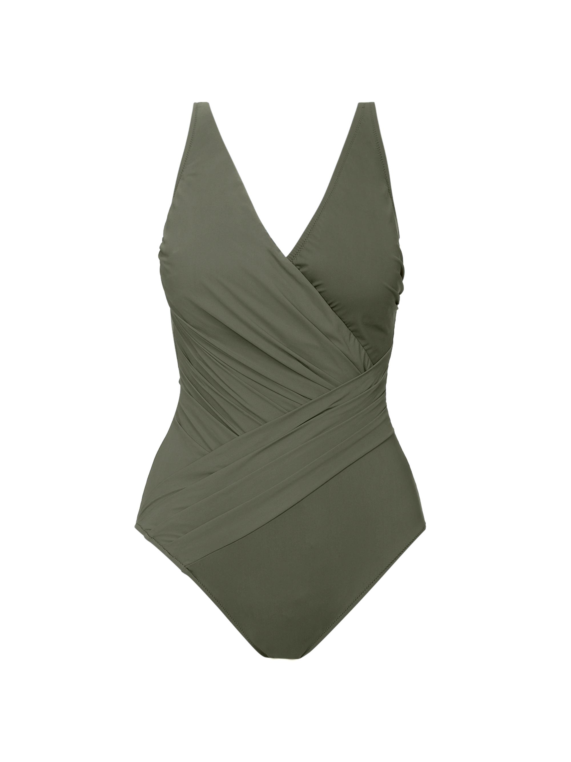 Gottex Swimwear Women's Ruched One-Piece Swimsuit - Olive