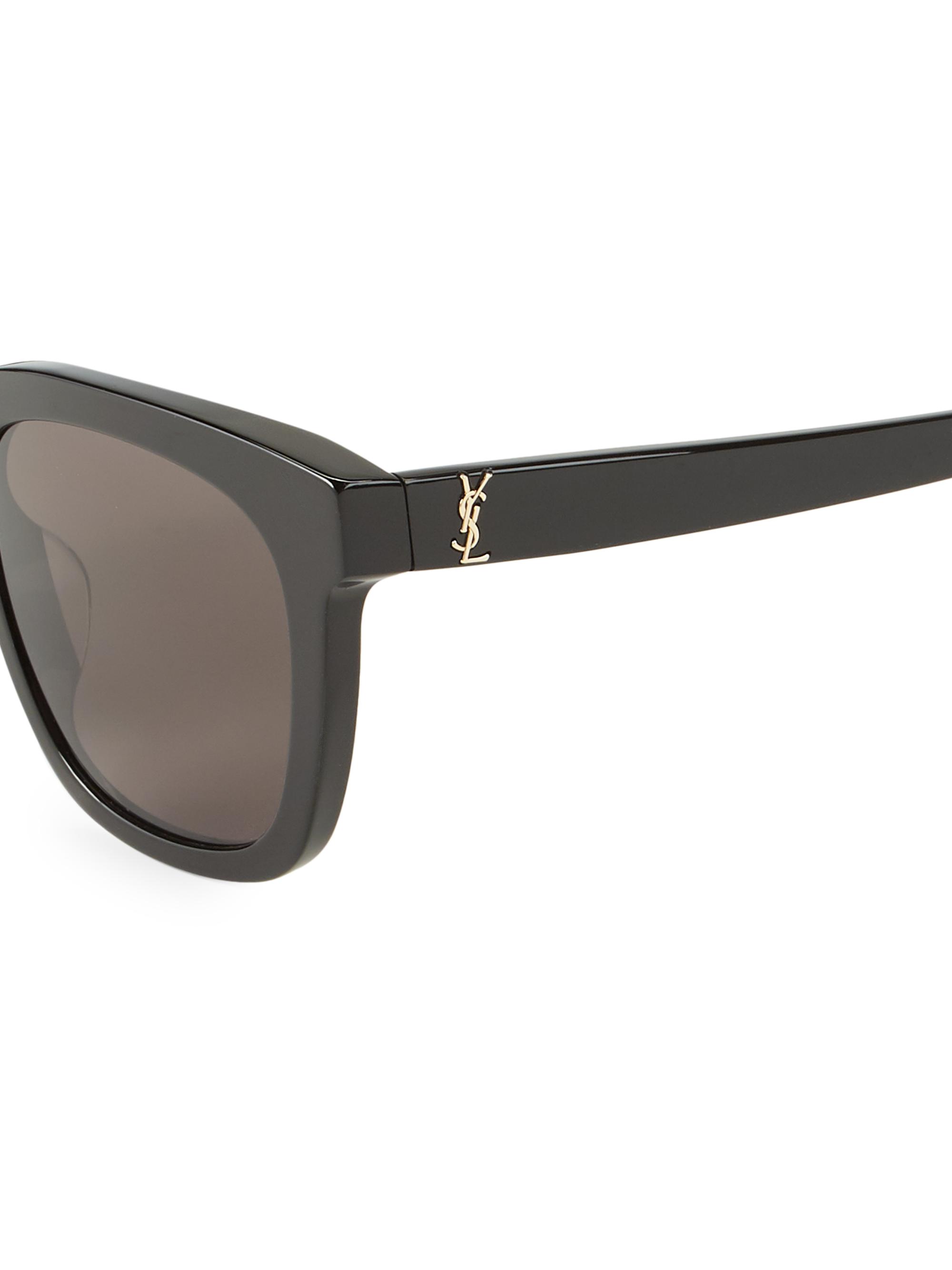 Saint Laurent 55MM Square Sunglasses | Saks Fifth Avenue
