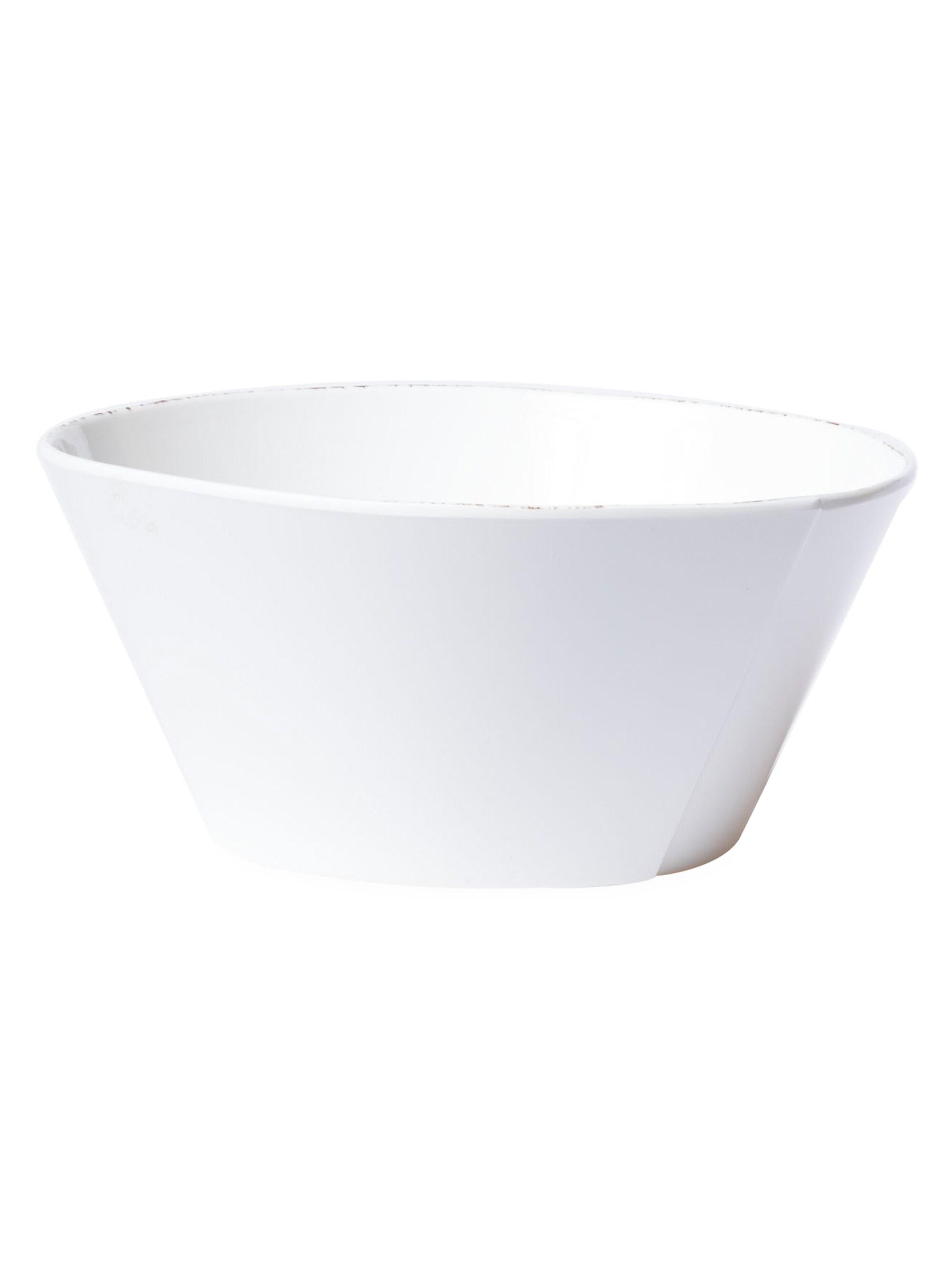 Vietri Melamine Large Lastra Ceramic Stacking Serving Bowl