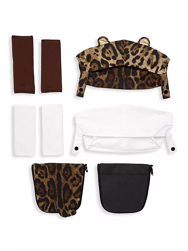 Shop Dolce&Gabbana Dolce x Gabbana x MiaMilly Leopard Baby Carrier