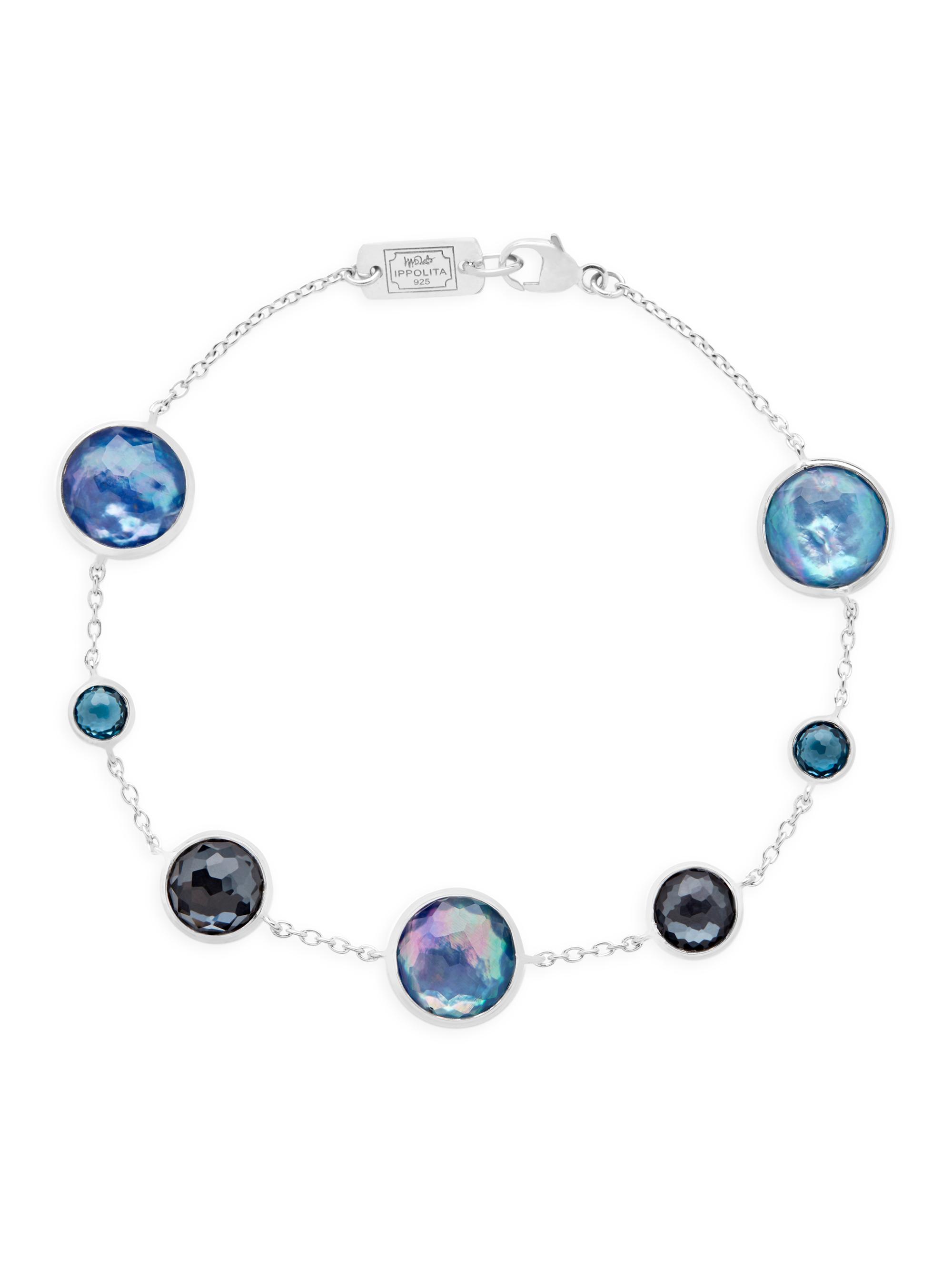 Ippolita Women's Lollipop Sterling Silver & Multi-Stone Link Bracelet - Silver
