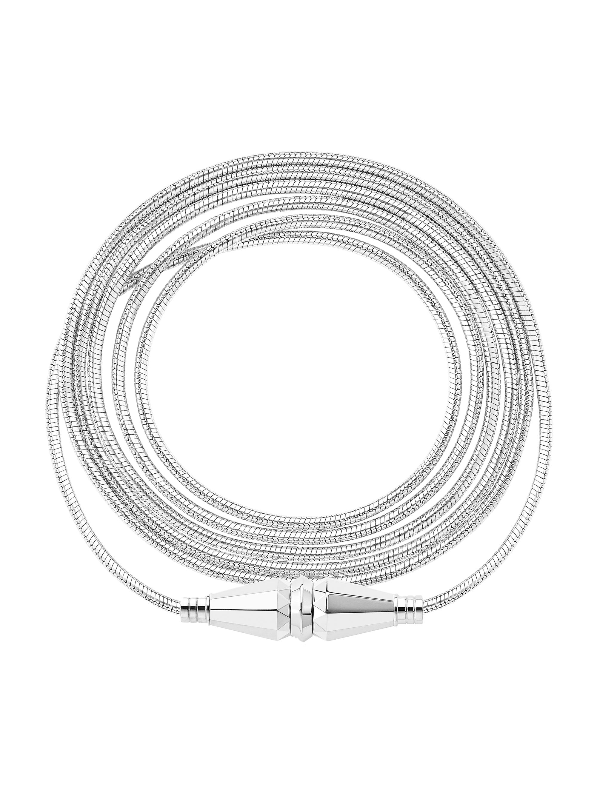 Boucheron Women's Jack de  18K White Gold Long Cable Necklace - White Gold