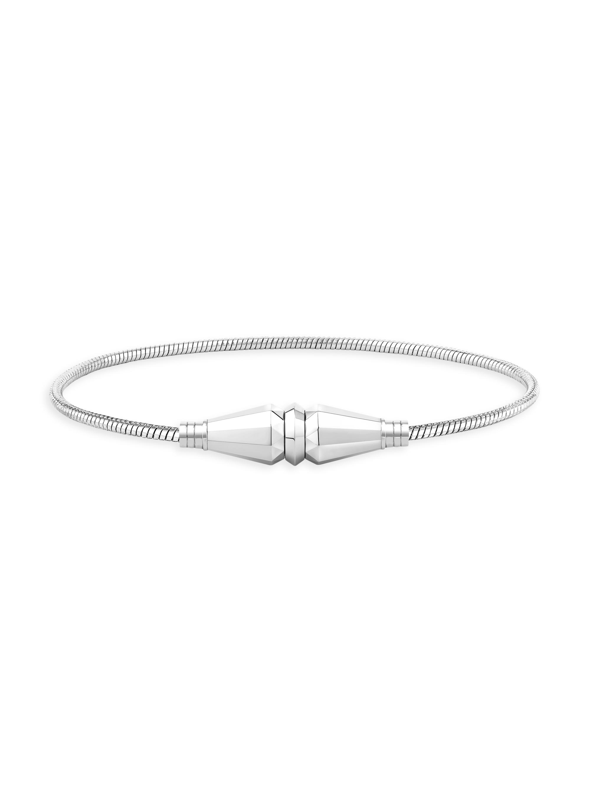 Boucheron Women's Jack De  18K White Gold Single-Wrap Bracelet - White Gold