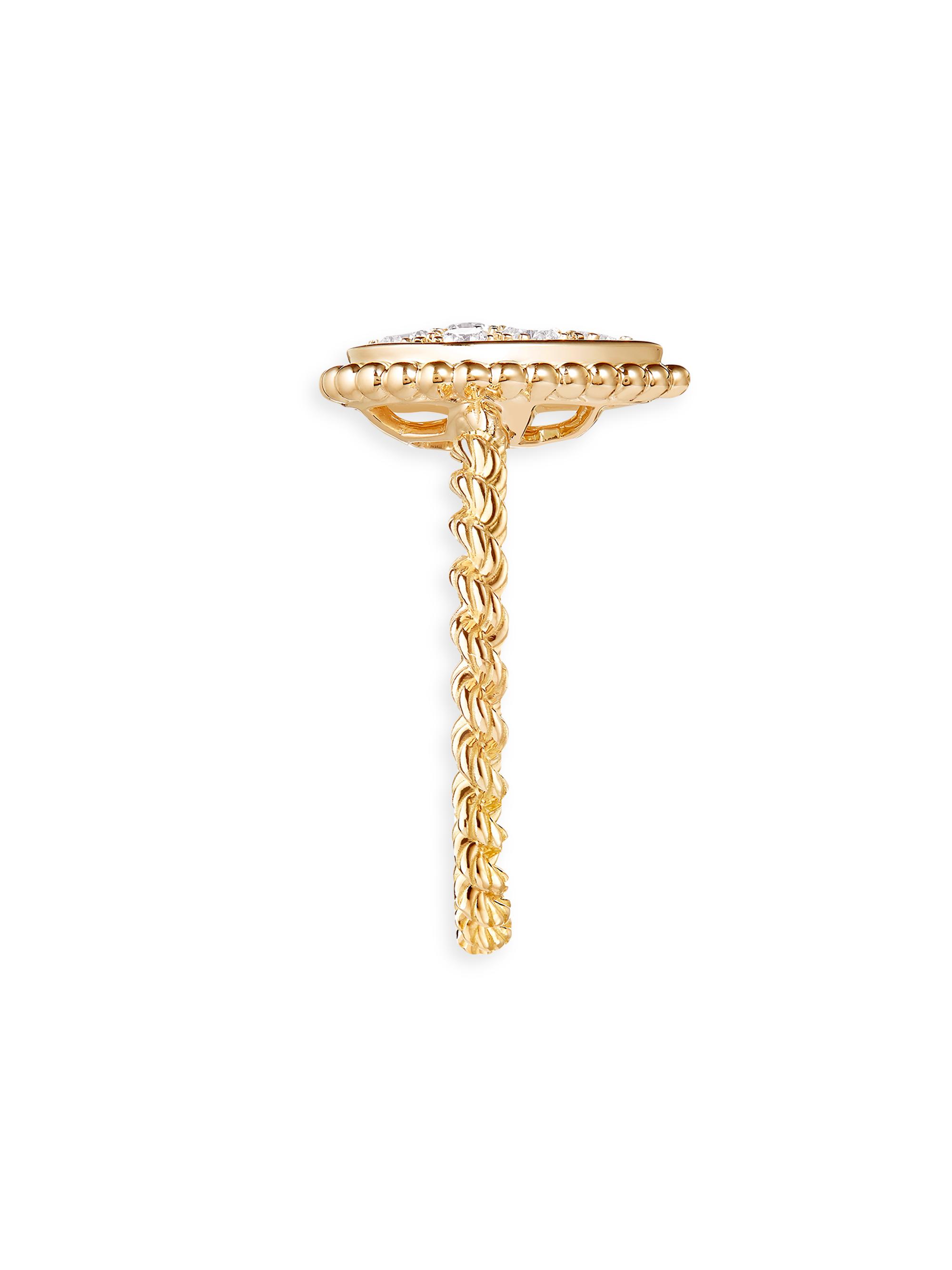 Boucheron Serpent Bohème 18K Yellow Gold & 0.32 TCW Diamond Small