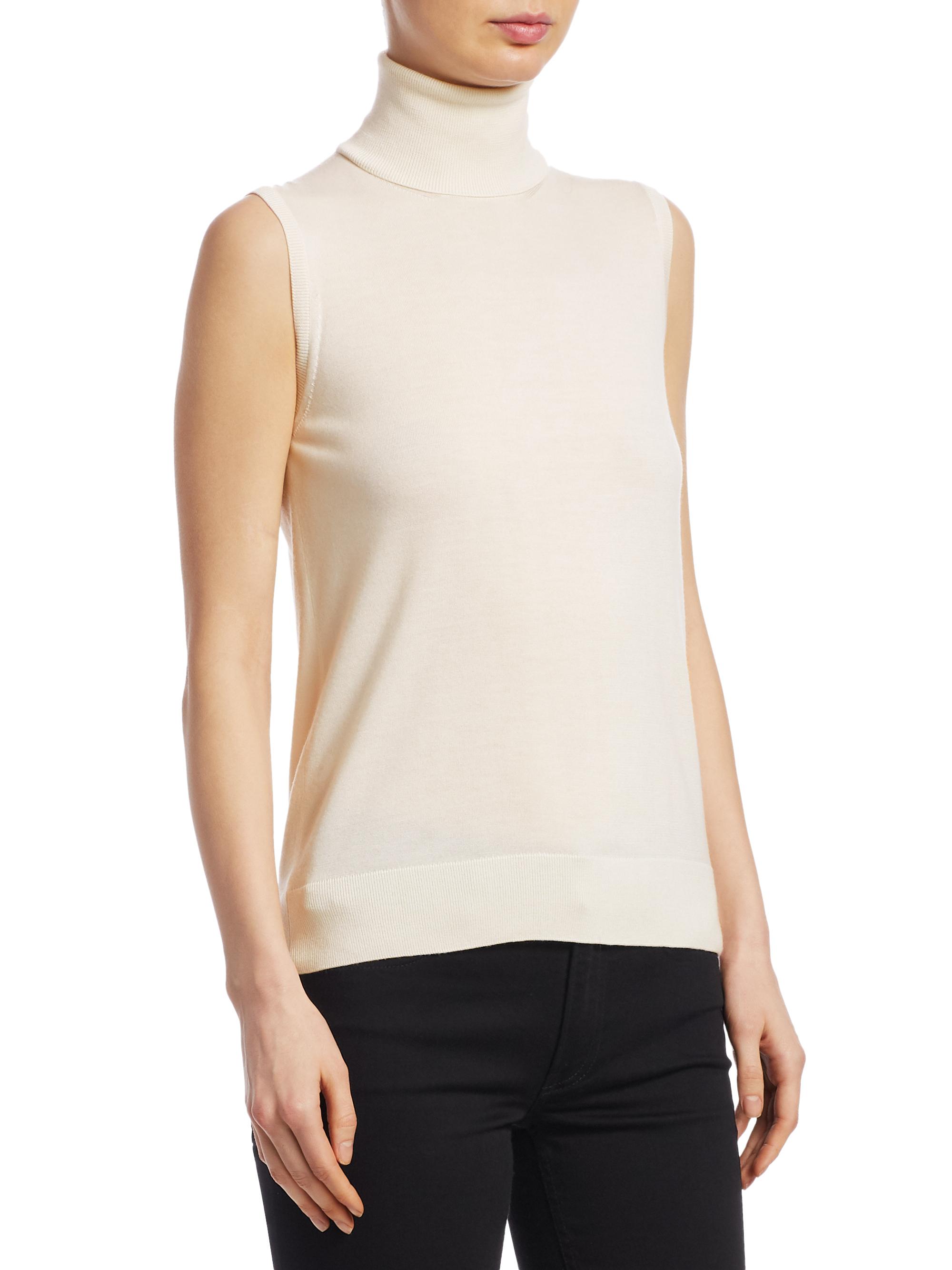cashmere turtleneck sleeveless