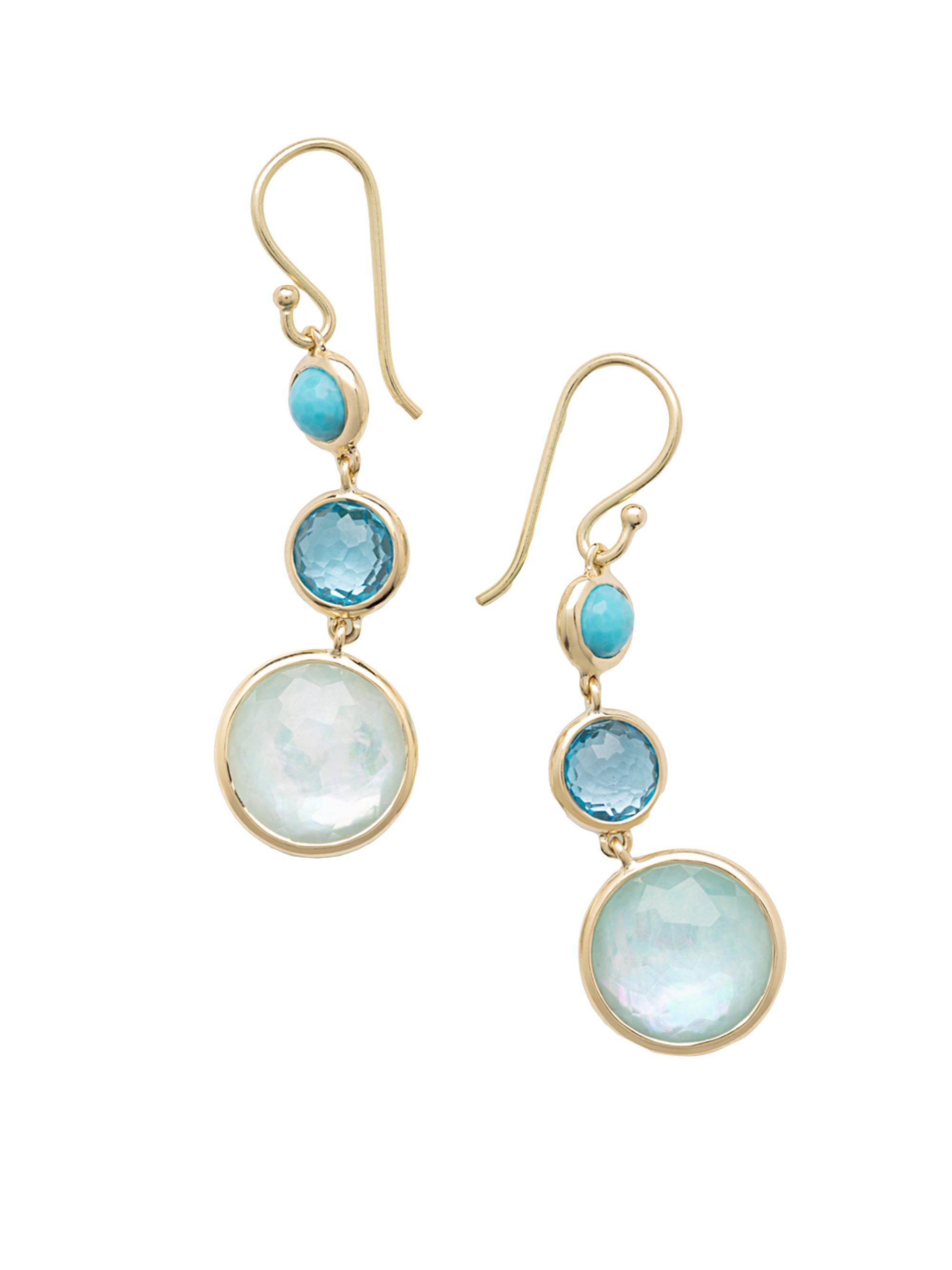 Ippolita Women's Lollipop Lollitini 18K Yellow Gold & Multi-Stone Triple-Drop Earrings - Gold